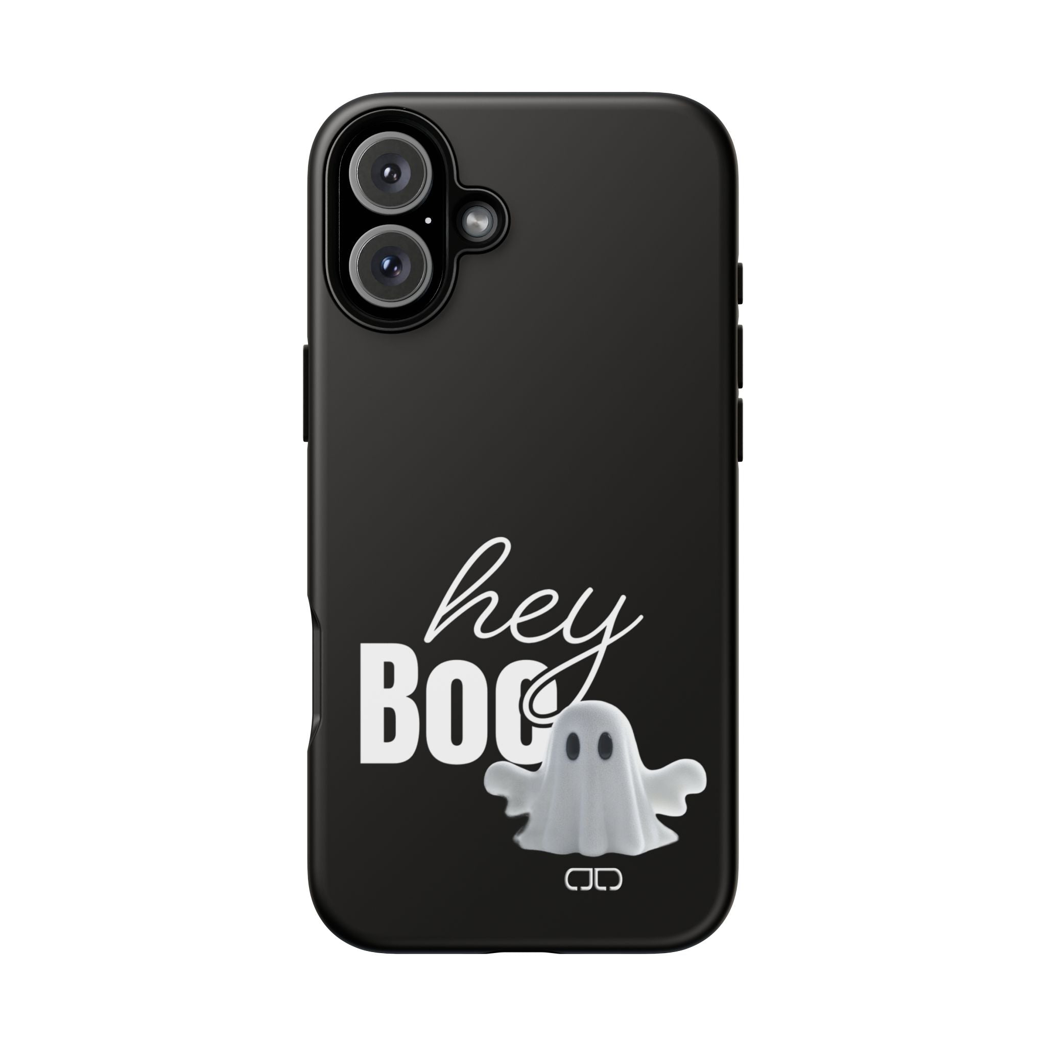 Hey Boo Tough Case, Ghost-Themed Phone Case, Cute Halloween Accessory, Spooky Gift for Friends, Tech Halloween Decor