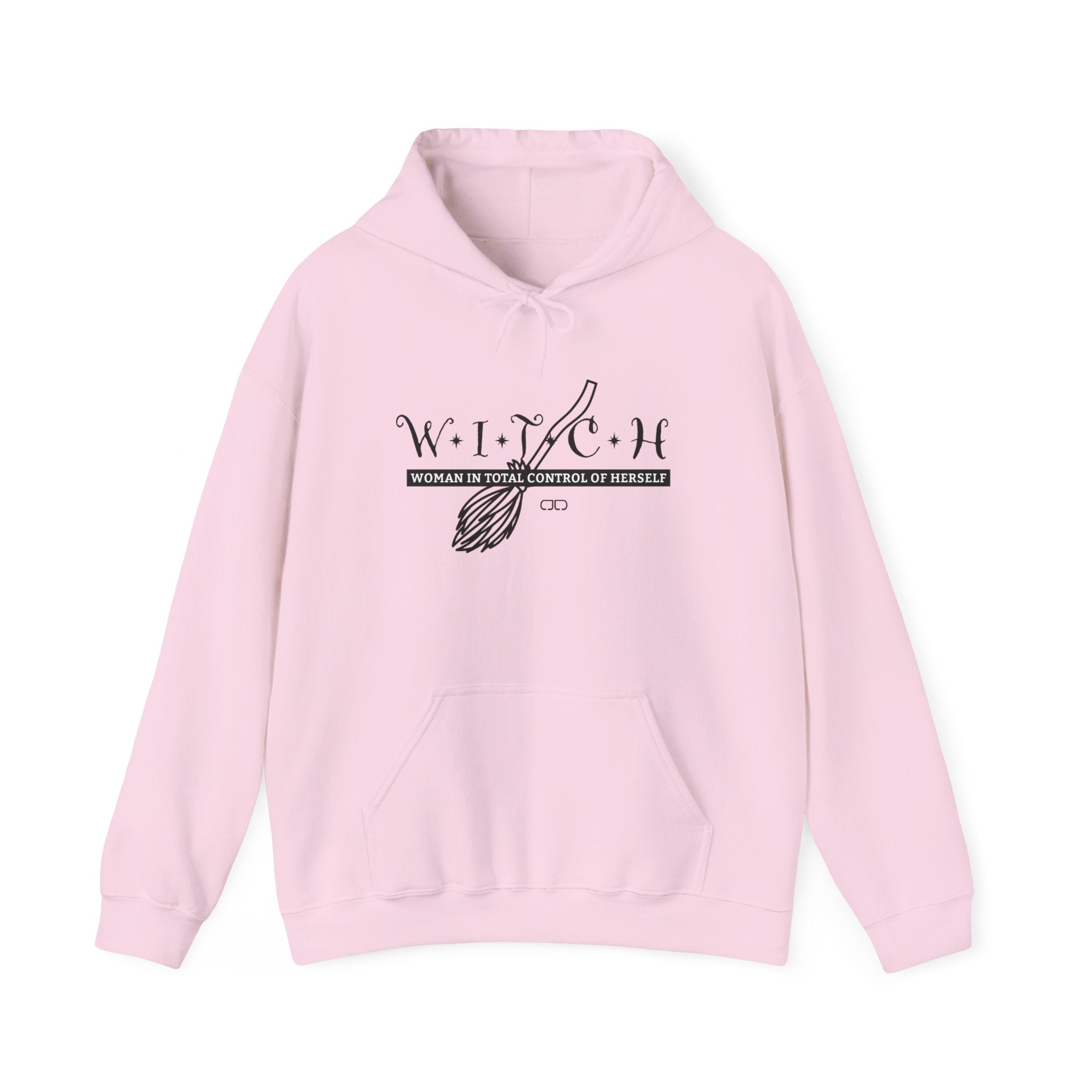 Witch - Woman In Total Control of Herself Hoodie, Unisex Hooded Sweatshirt, Cozy Witch Sweatshirt, Pagan Apparel, Halloween Fashion, Spiritual Gift