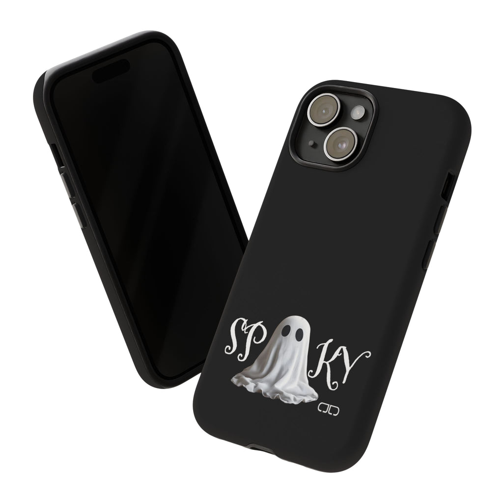 Spooky Ghost Phone Case, Halloween Accessories, Cute Phone Cover, Unique Gift for Ghost Lovers, Trendy Smartphone Decor