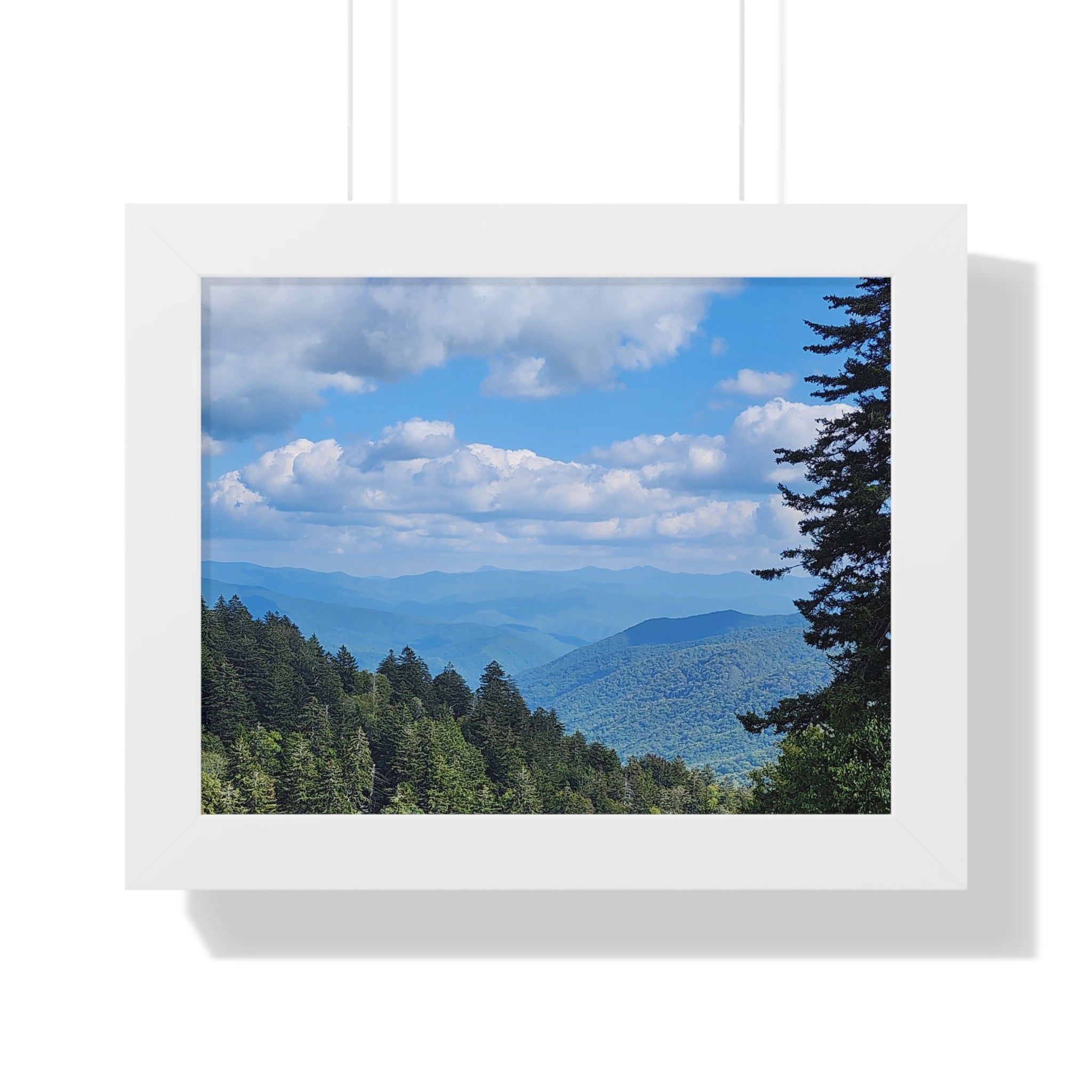 Tennessee Landscape Framed Poster Print, Nature Wall Art, Home Decor, Gift for Nature Lovers, Mountain Print, Eco-Friendly Decor