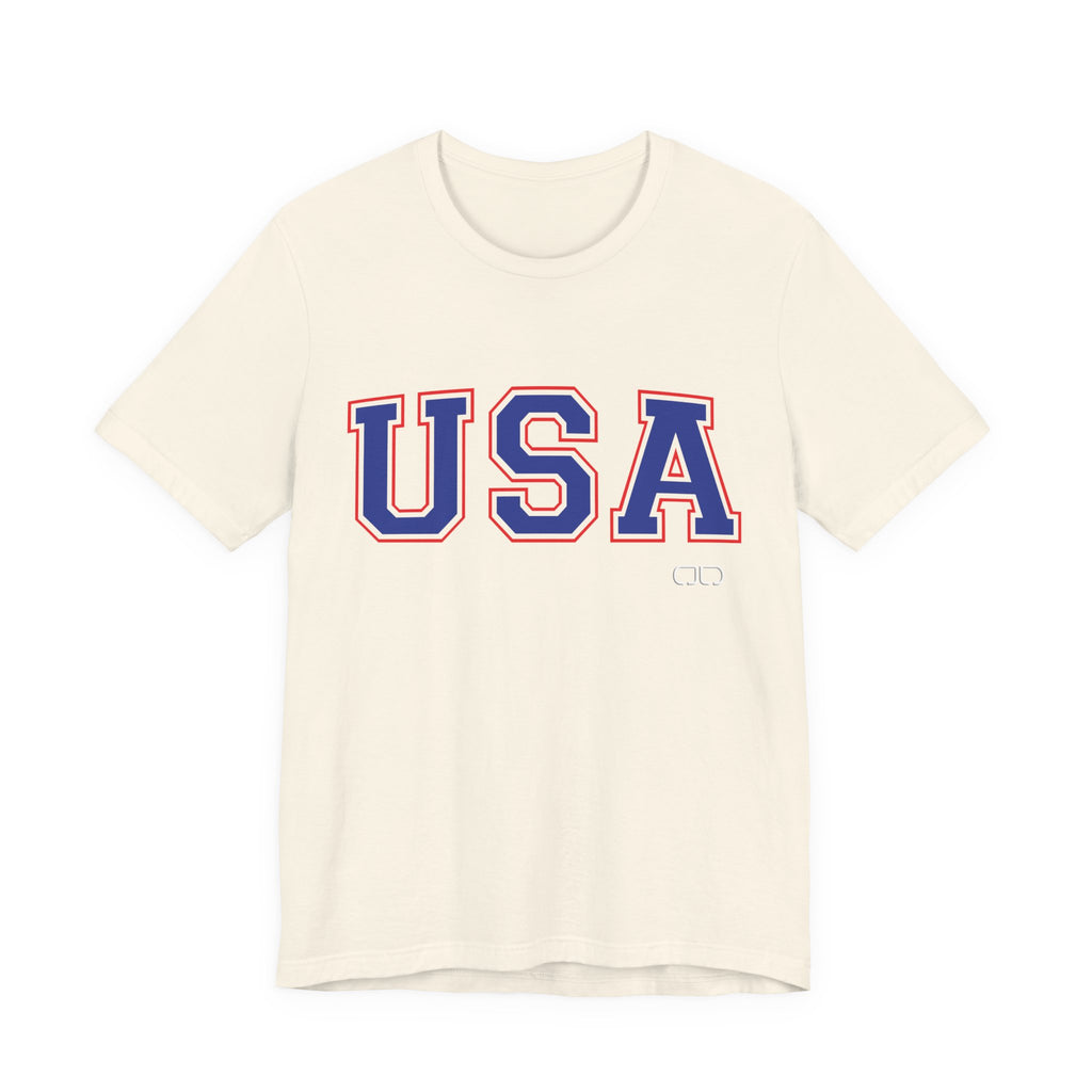 Patriotic USA Short Sleeve Tee - Perfect for BBQs, Independence Day, Sports Events, Everyday Wear, and Family Gatherings