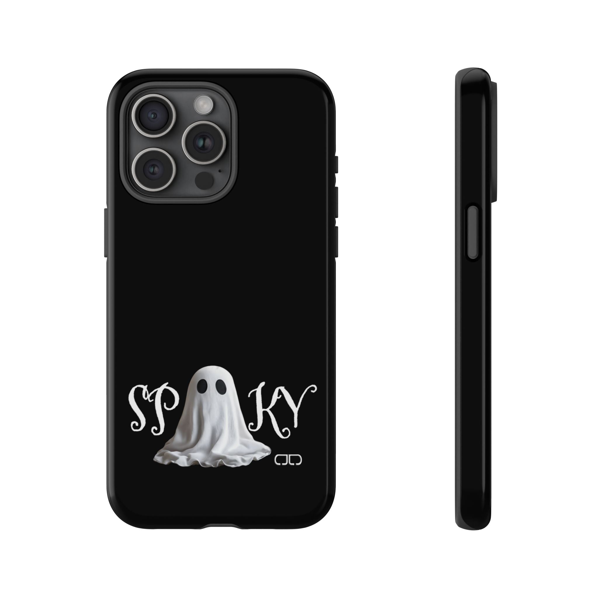 Spooky Ghost Phone Case, Halloween Accessories, Cute Phone Cover, Unique Gift for Ghost Lovers, Trendy Smartphone Decor