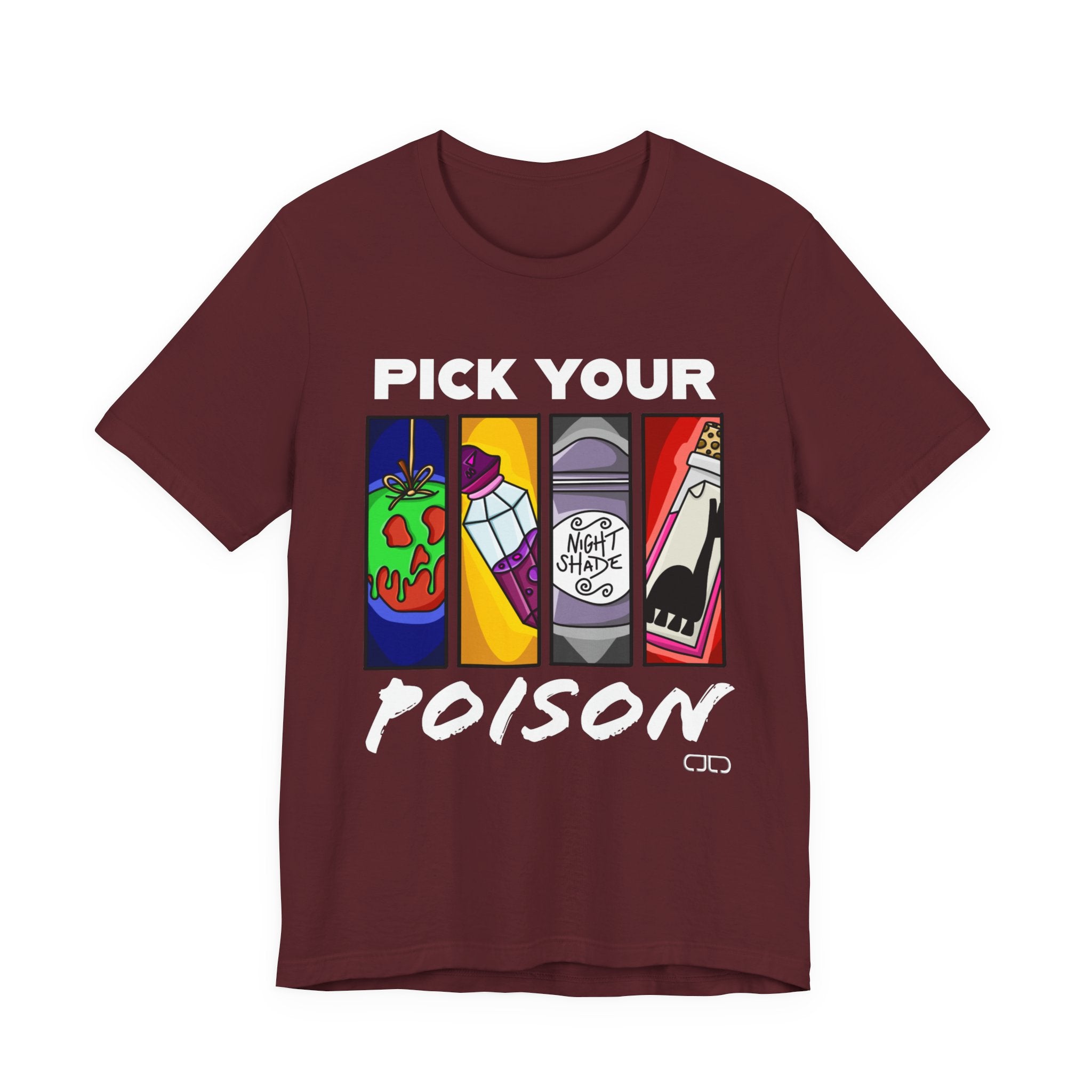 Pick Your Poison Fun Graphic T-Shirt, Casual Wear, Gifts for Friends, Party Attire, Trendy Summer Fashion