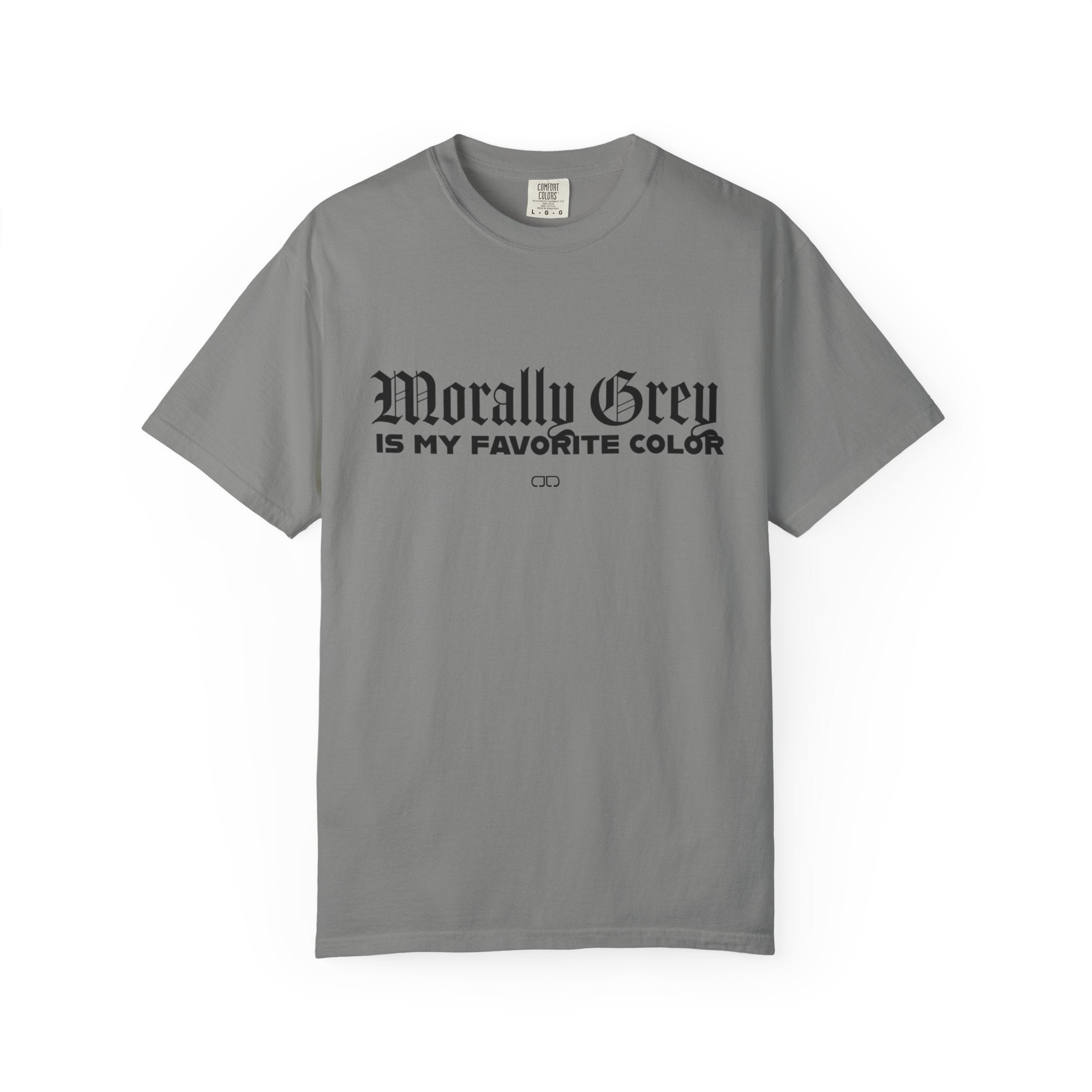 Morally Grey Unisex T-Shirt, Casual Wear, Gift for Friends, Funny Tee, Trendy Fashion, Simple Style