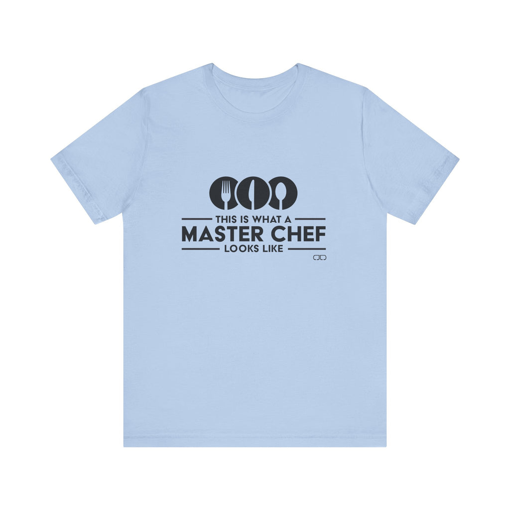Master Chef Unisex Short Sleeve Tee | Gift for Chefs, Cooking Lovers, Foodies, Culinary Students, Kitchen Enthusiasts