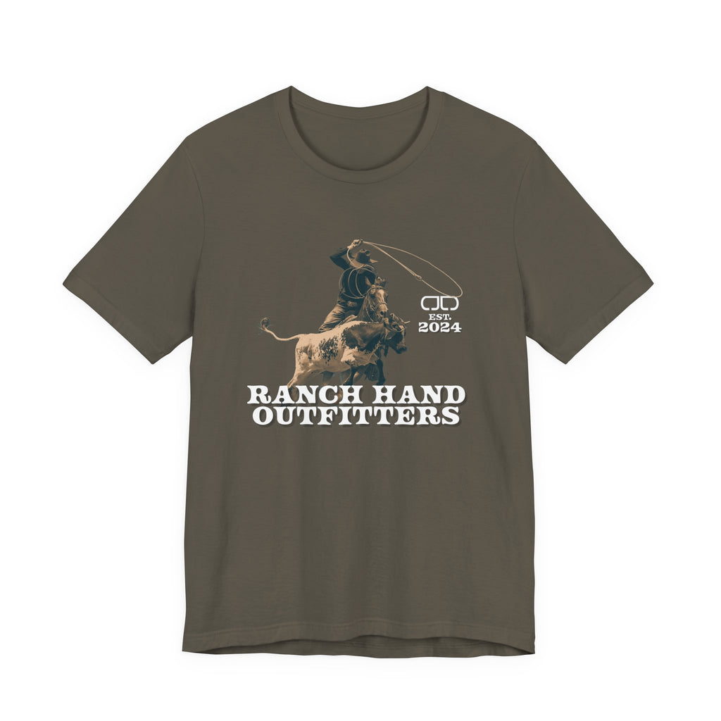 Ranch Hand Outfitters Tee — Cowboy Roping Western Graphic T-Shirt