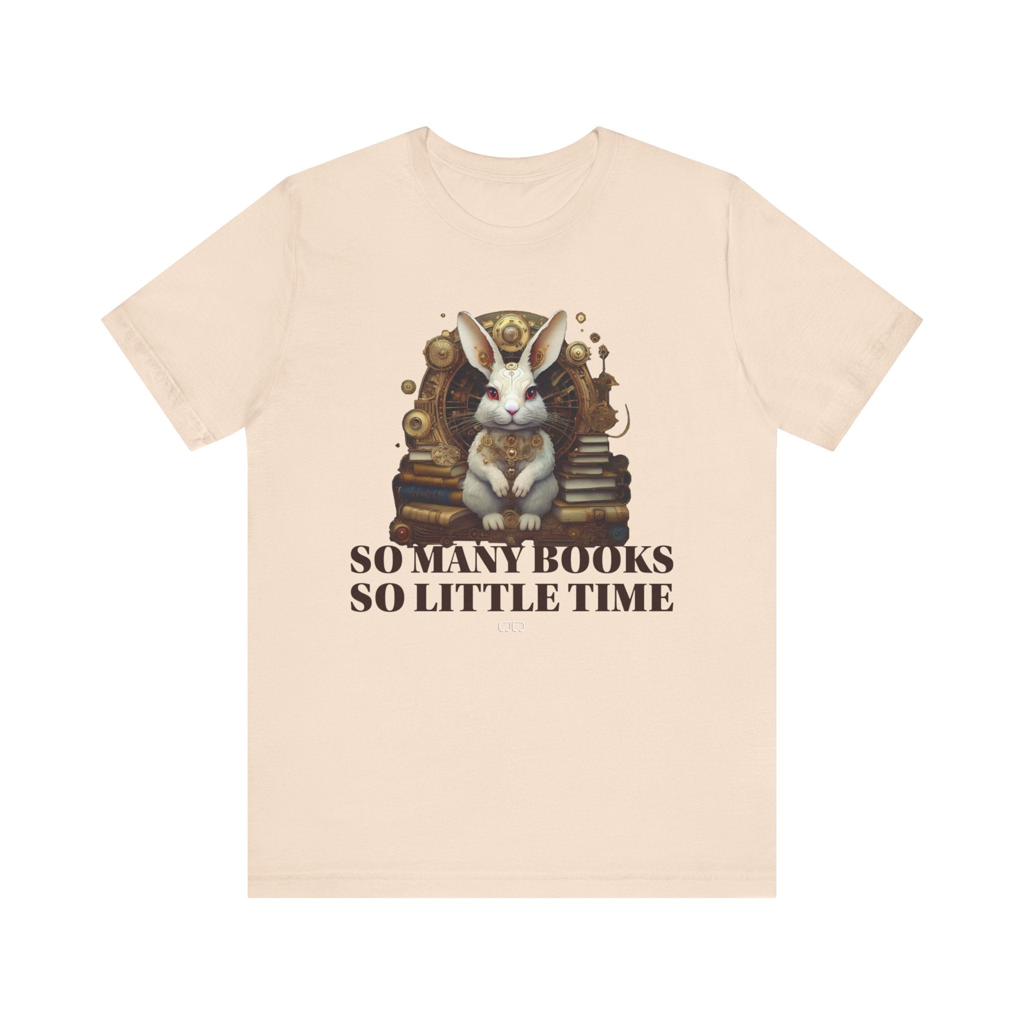 White Rabbit Steampunk Book Lover Unisex Tee, Cozy Reading Shirt, 'So Many Books So Little Time' Graphic Top, Perfect Gift for Bibliophiles, Cute Rabbit [...]