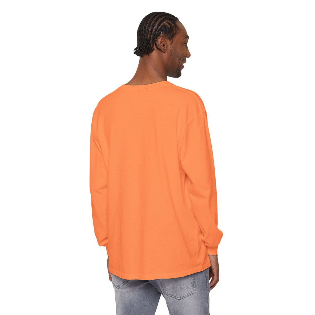 Hey Boo Halloween Ghost Long Sleeve T-Shirt - Perfect for Fall, Spooky Season, Cute Ghost Tee, Unisex Halloween Apparel, 'Hey Boo' Shirt