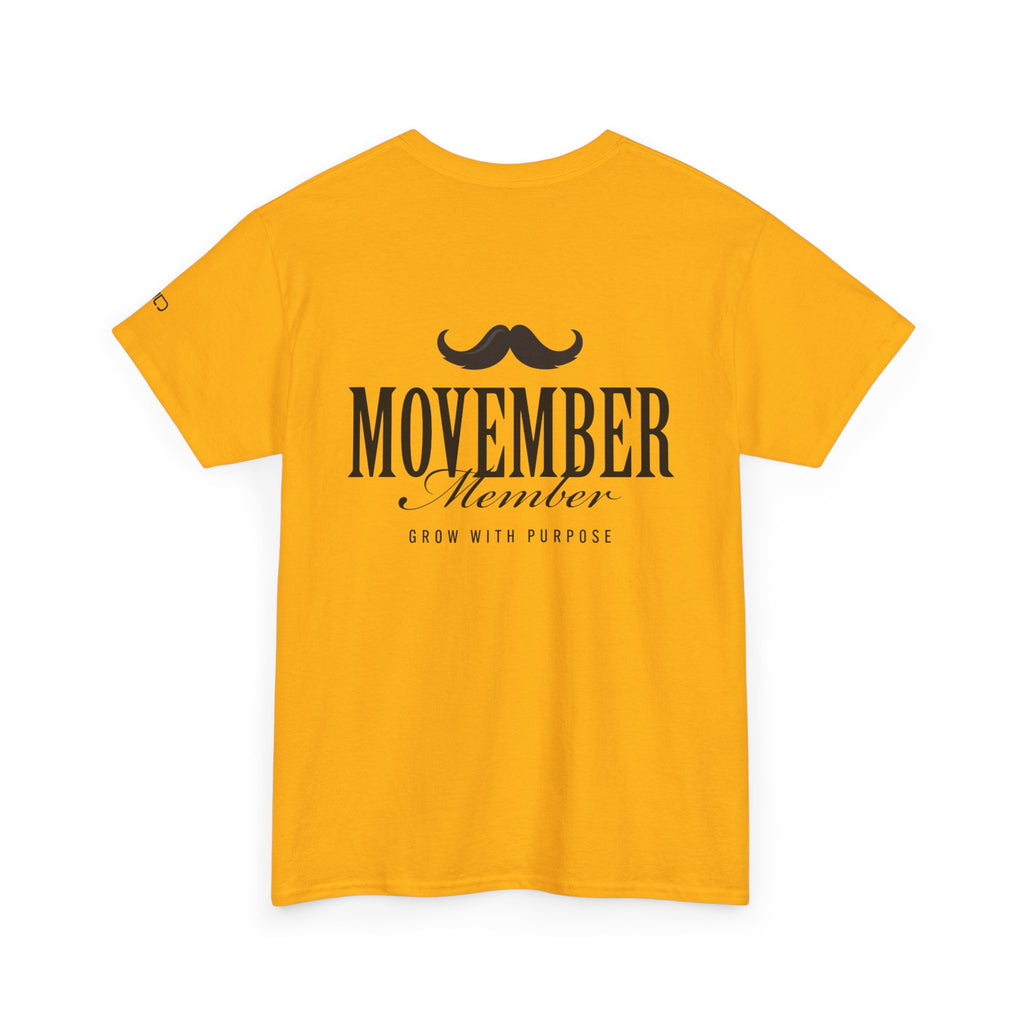 Movember Member  | Comfortable Cotton Shirt, Gifts, Fundraisers, Casual Wear, Everyday Style