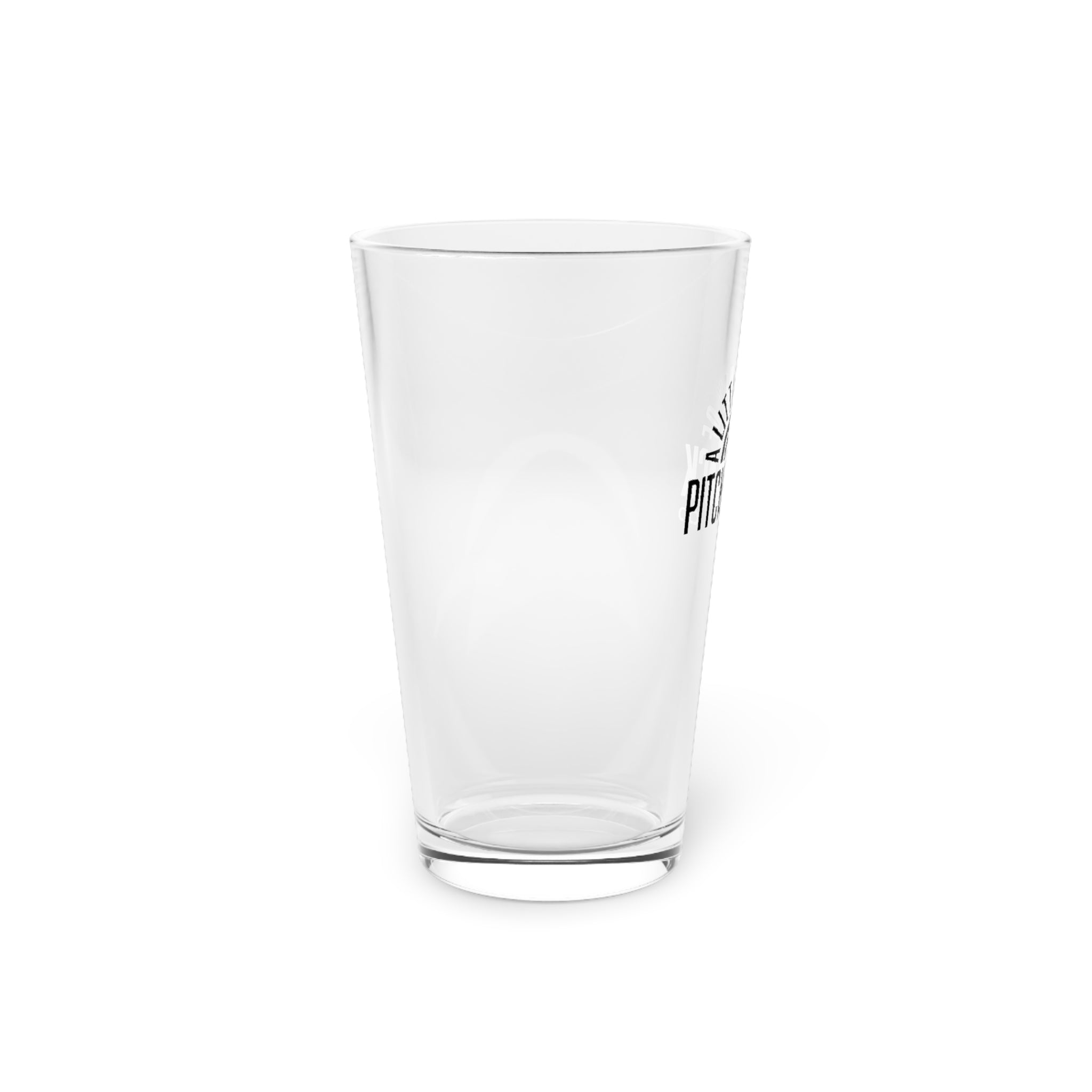 A Little Ray of Pitch Black Pint Glass, Motivational Drinkware, Gift for Beer Lovers, Customizable Pint, Perfect for Celebrations