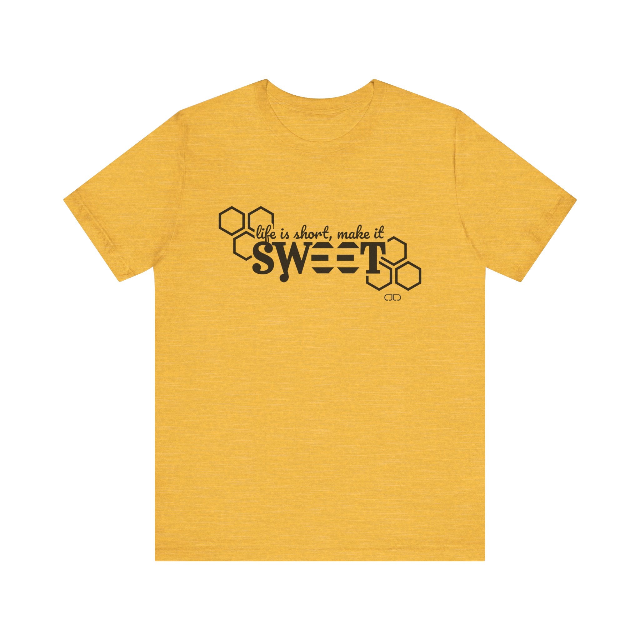 'Life is Short, Make it Sweet' Graphic, Casual T-Shirt, Gift for Friends, Birthday Tee, Summer Wear, Unisex Jersey Short Sleeve Tee [...]