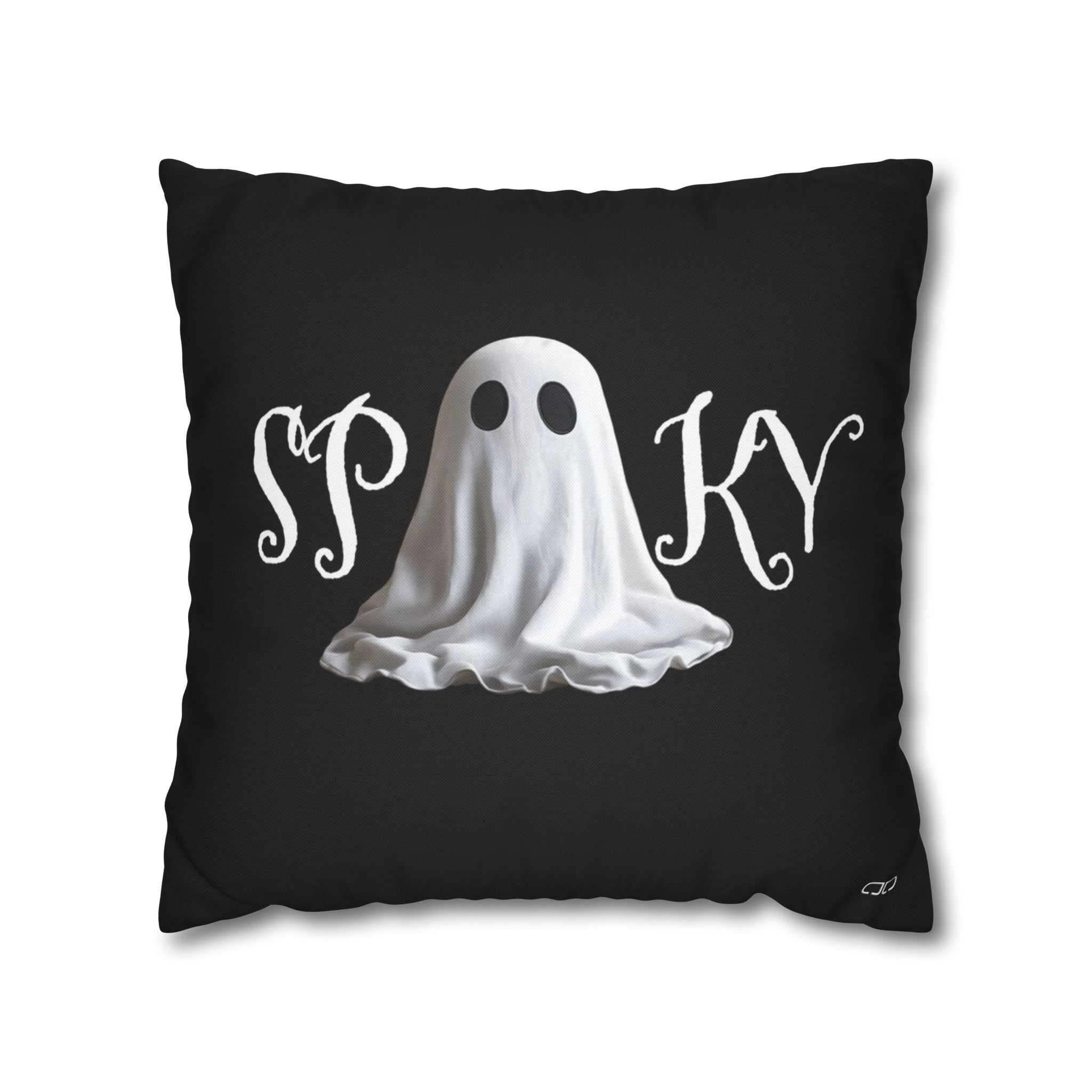 Spooky Ghost Pillowcase, Haunted Home Decor, Halloween Decoration, Cozy Throw Pillow, Ghostly Accent Cushion, Gift for Spooky Lovers