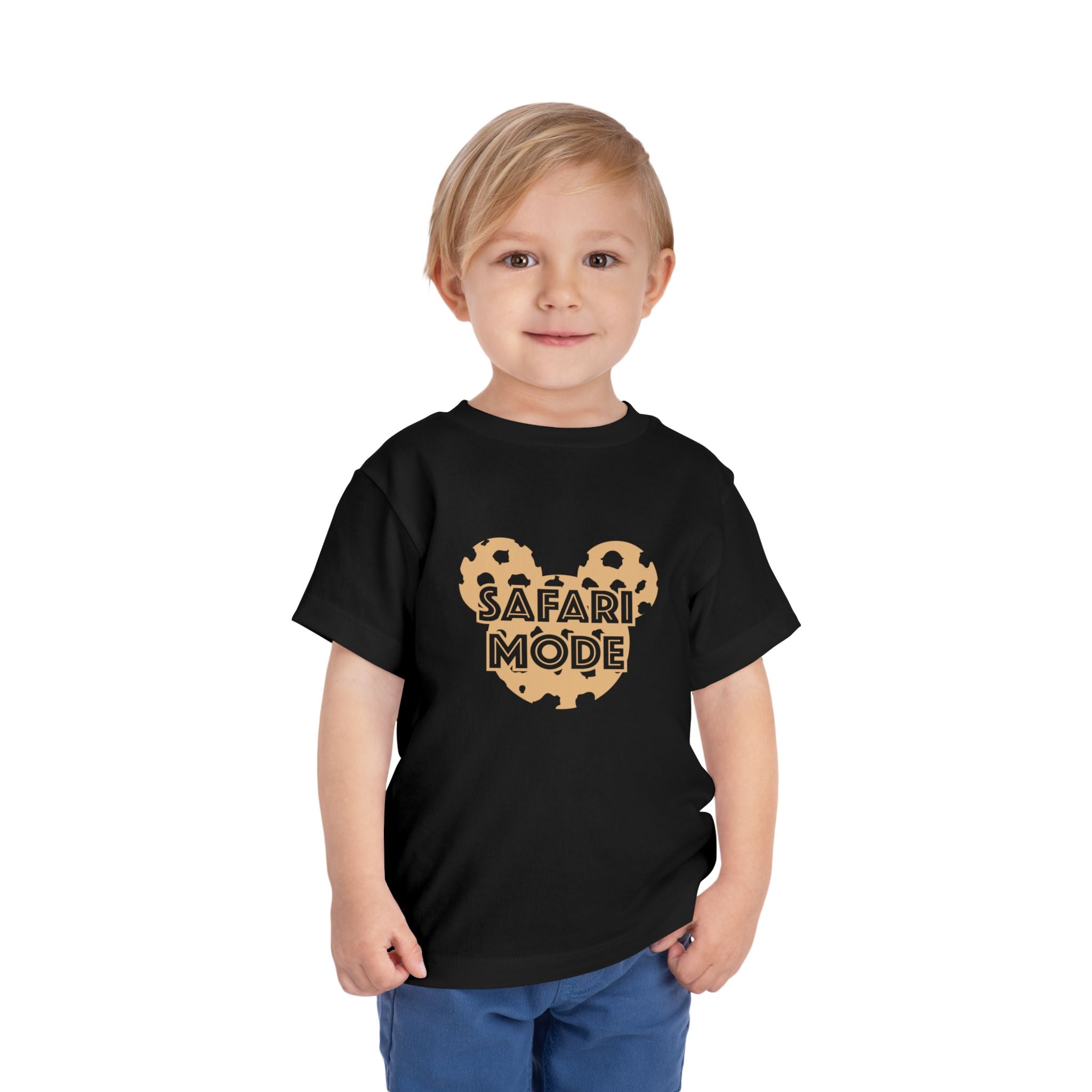 Safari Mode Cheetah Toddler Tee, Adorable Kids T-Shirt, Fun Safari Theme Top, Perfect for Little Explorers, Great for Birthdays and Playdates