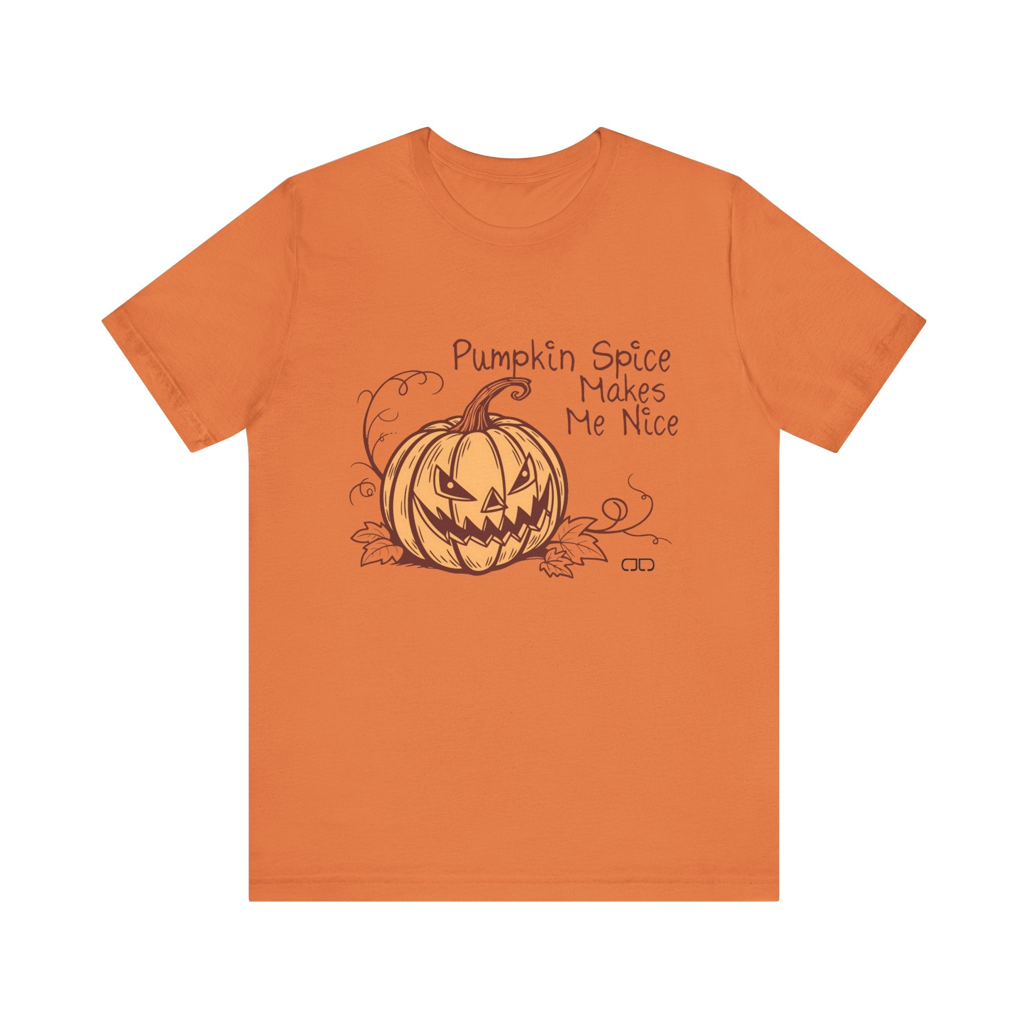 Pumpkin Spice Short Sleeve Tee | Fall Halloween T-Shirt, Funny Graphic Tee, Seasonal Fashion, Autumn Gift, Unisex Tee