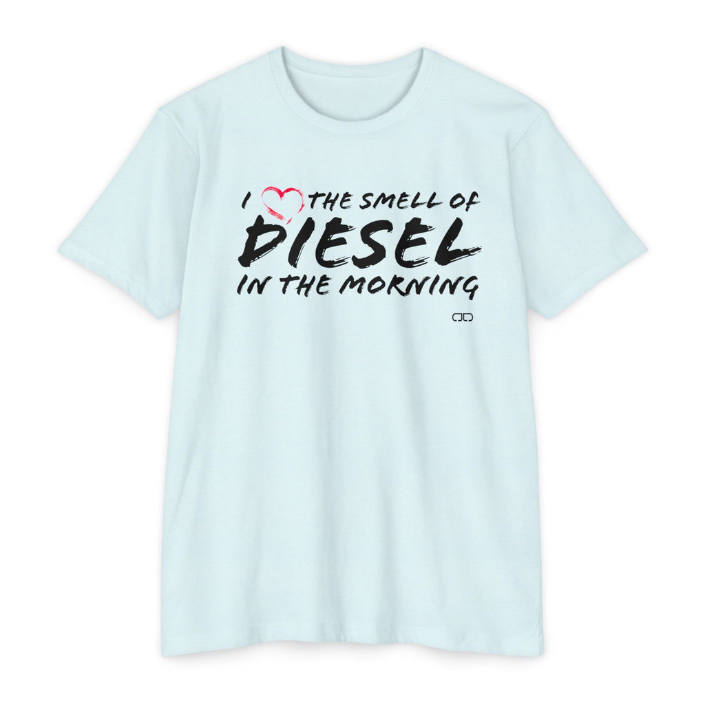 Unisex Diesel Lover T-Shirt | Funny Graphic Tee for Truck Enthusiasts, Diesel Mechanics, Gift for Father's Day | I  Diesel in the Morning