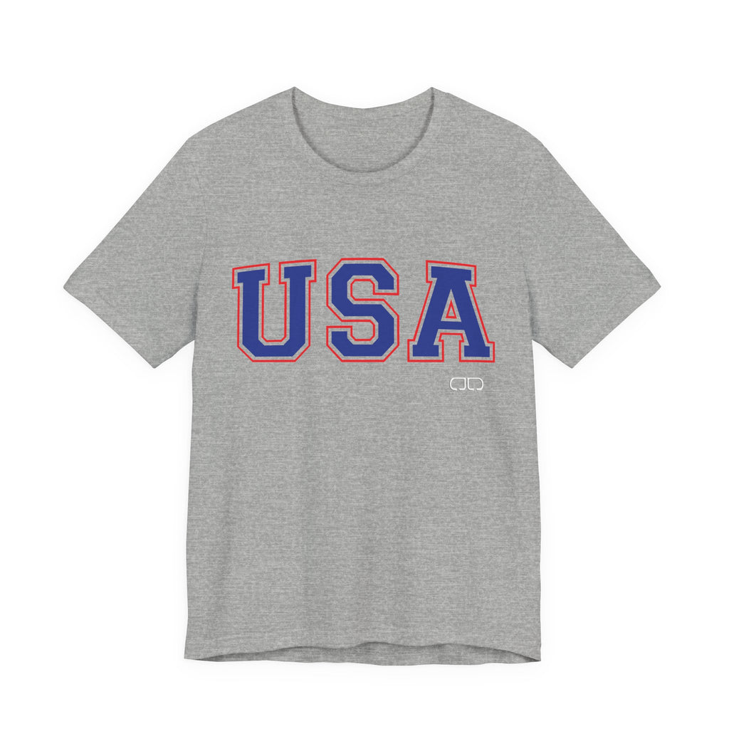 Patriotic USA Short Sleeve Tee - Perfect for BBQs, Independence Day, Sports Events, Everyday Wear, and Family Gatherings
