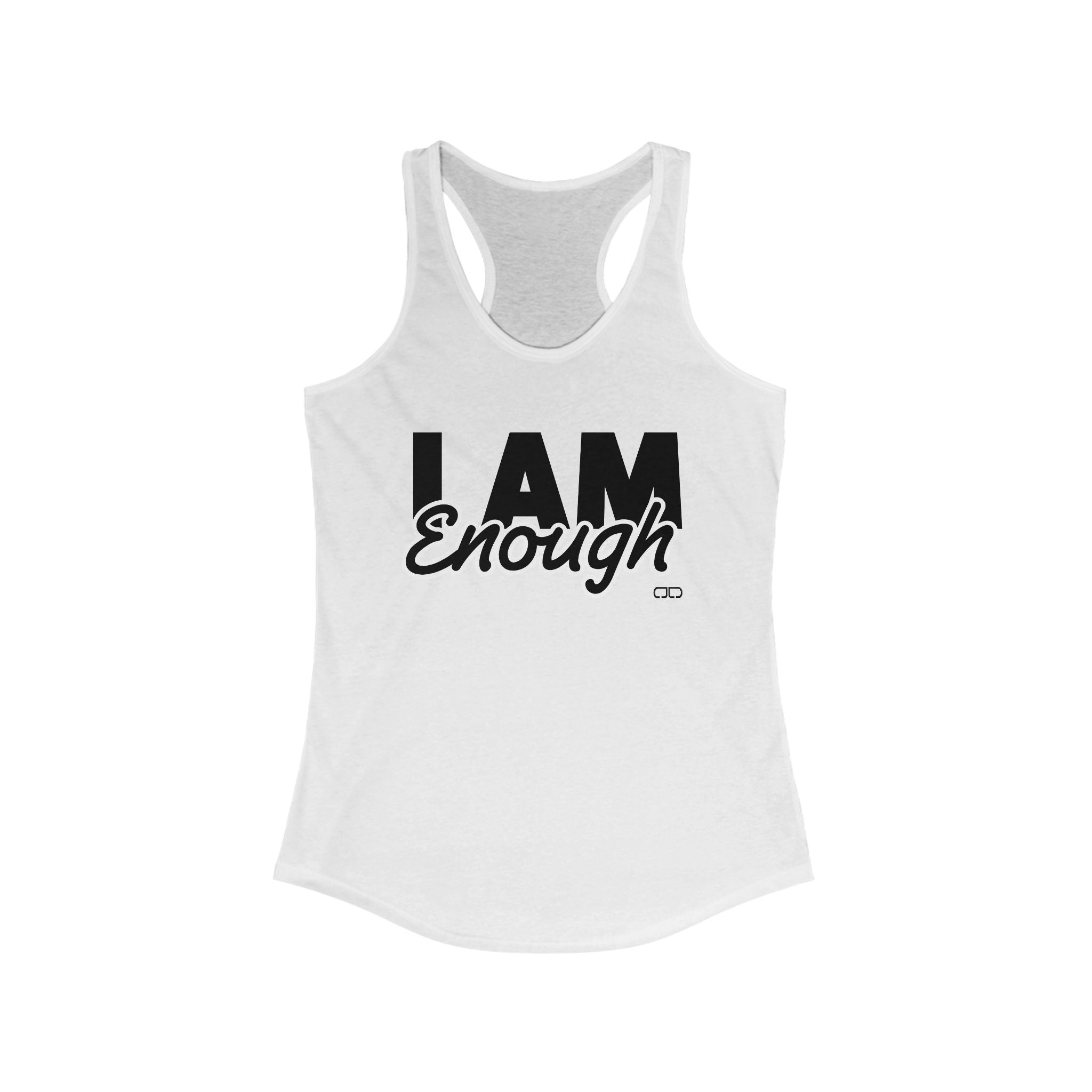 'I AM Enough' Motivational Top, Fitness Apparel, Inspirational Gift, Workout Tank, Affirmation Shirt