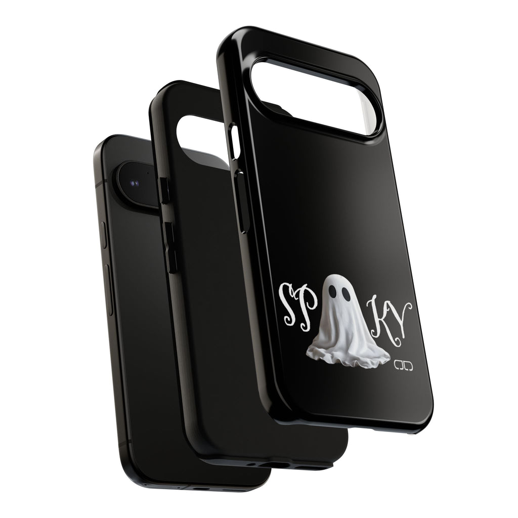 Spooky Ghost Phone Case, Halloween Accessories, Cute Phone Cover, Unique Gift for Ghost Lovers, Trendy Smartphone Decor