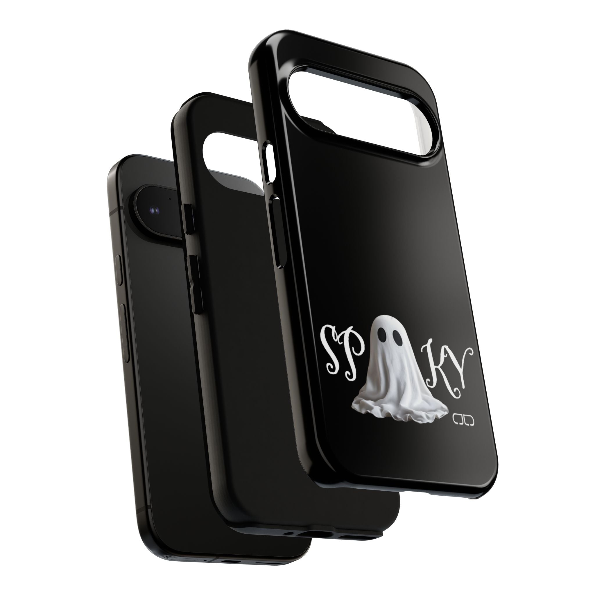 Spooky Ghost Phone Case, Halloween Accessories, Cute Phone Cover, Unique Gift for Ghost Lovers, Trendy Smartphone Decor