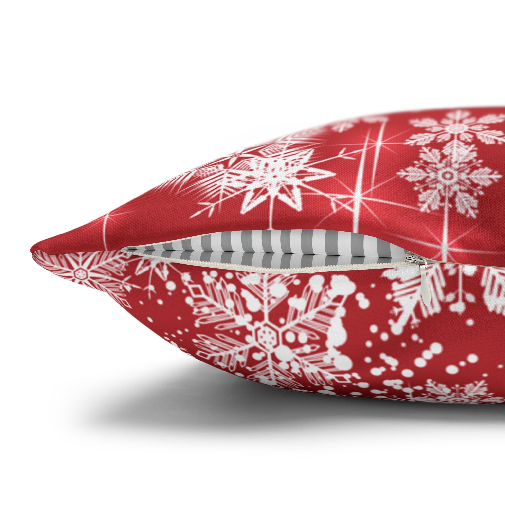 Merry Christmas Red Santa Sleigh Decorative Pillowcase