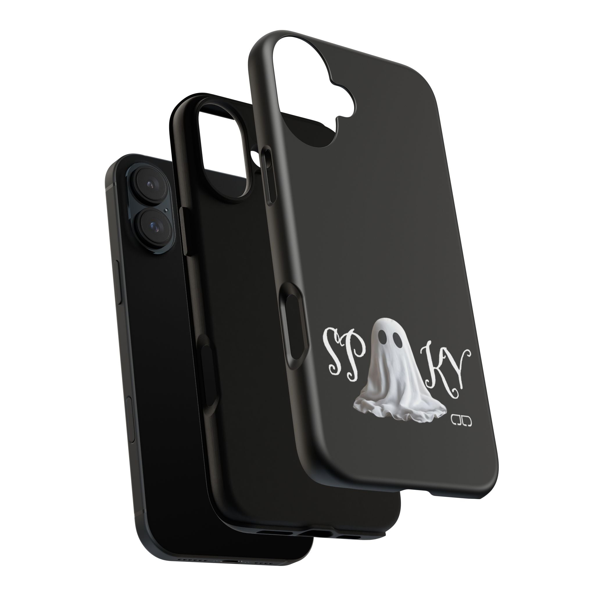 Spooky Ghost Phone Case, Halloween Accessories, Cute Phone Cover, Unique Gift for Ghost Lovers, Trendy Smartphone Decor