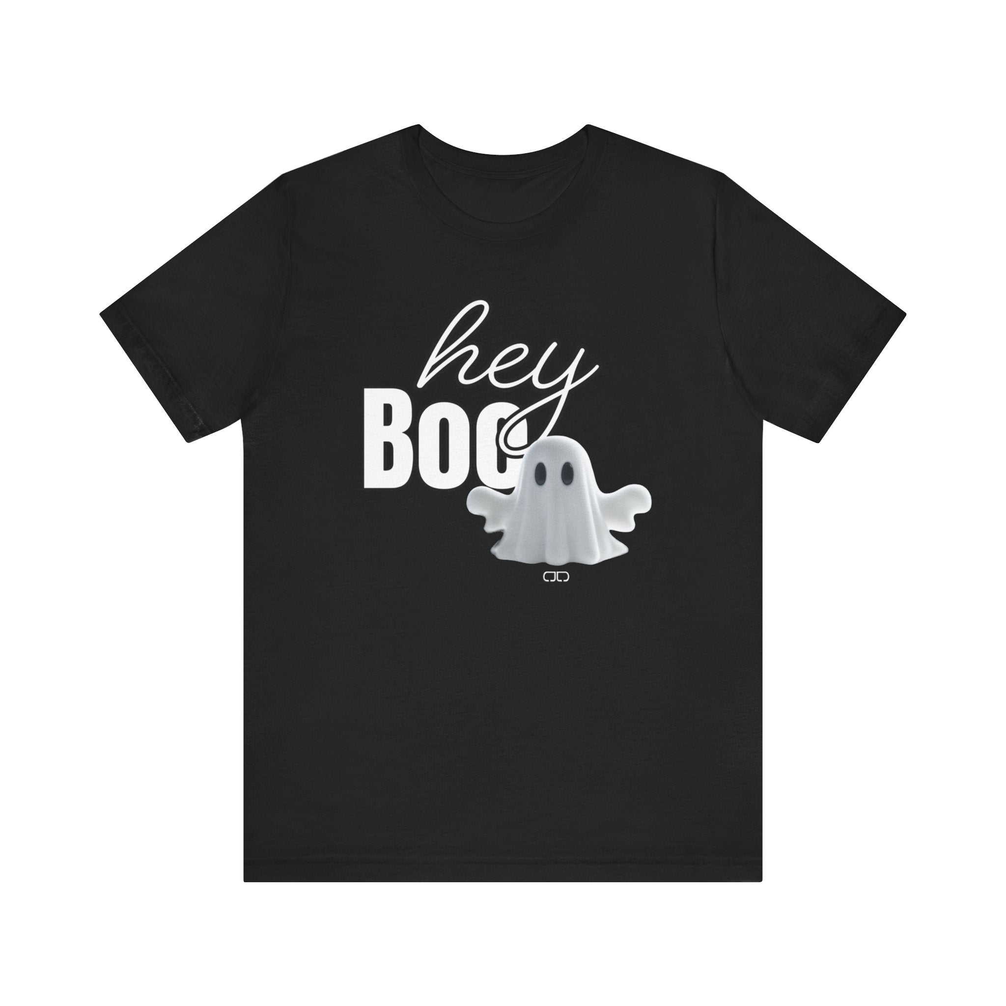 Hey Boo Ghost Tee - Unisex Halloween T-Shirt, Fall Apparel, Spooky Season Wear, Ghost Lover Gift, Casual Halloween Outfit