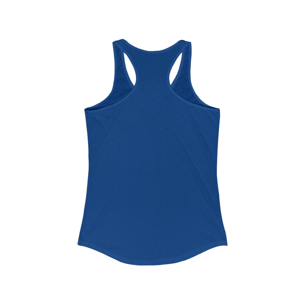 Fun Fact: I Don't Care Playful Women's Racerback Tank - Casual Wear, Gift for Her, Summer Essentials, Workout Top, Weekend Vibes