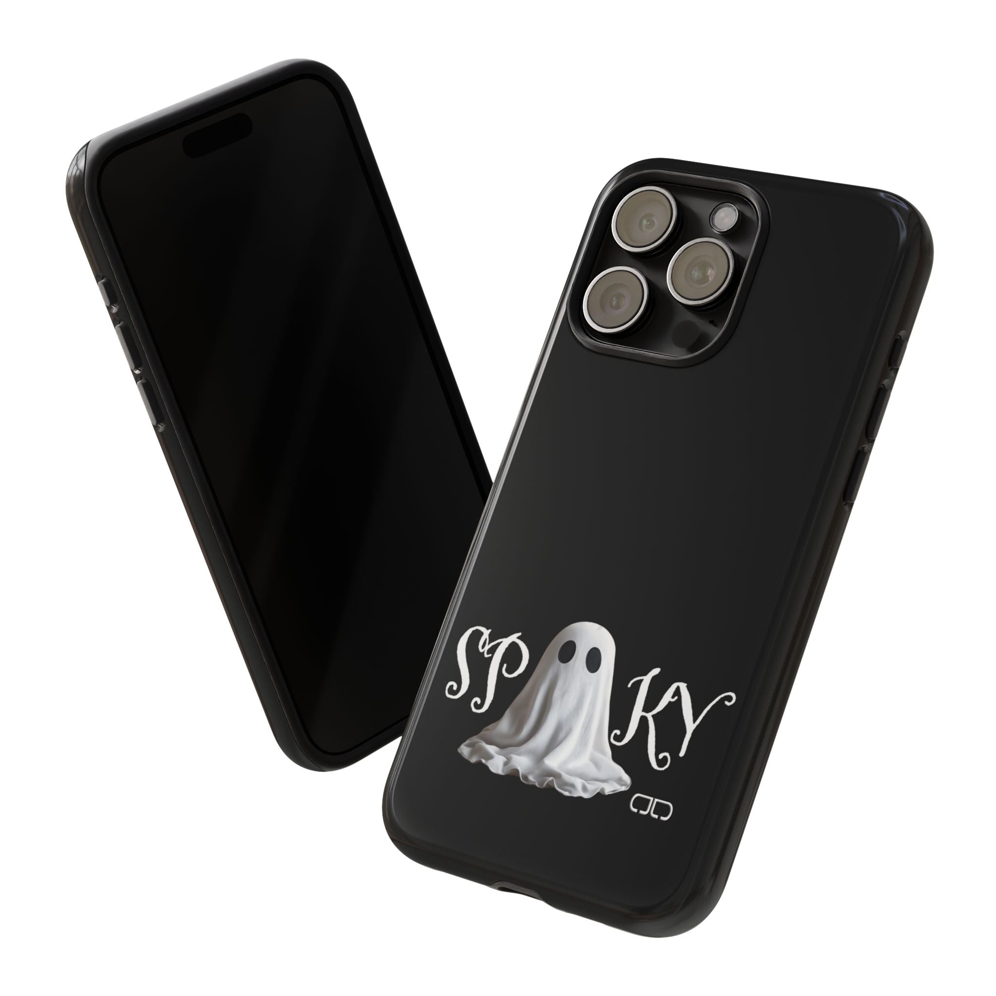 Spooky Ghost Phone Case, Halloween Accessories, Cute Phone Cover, Unique Gift for Ghost Lovers, Trendy Smartphone Decor