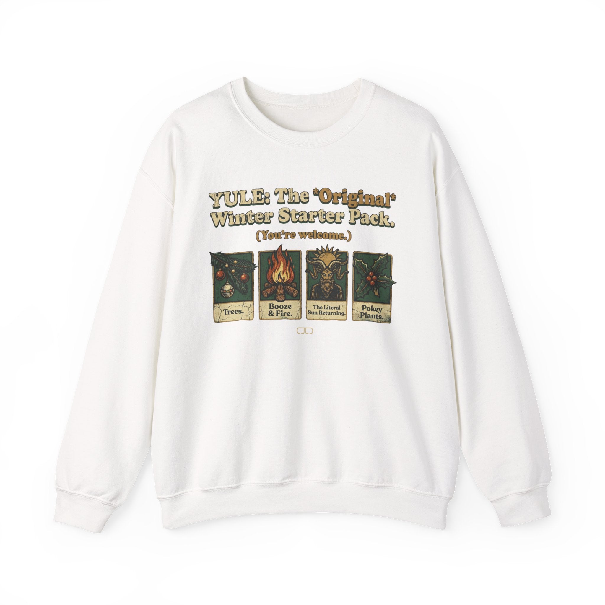 Holiday Yule Winter Starter Pack Sweatshirt — Cozy Seasonal Crewneck