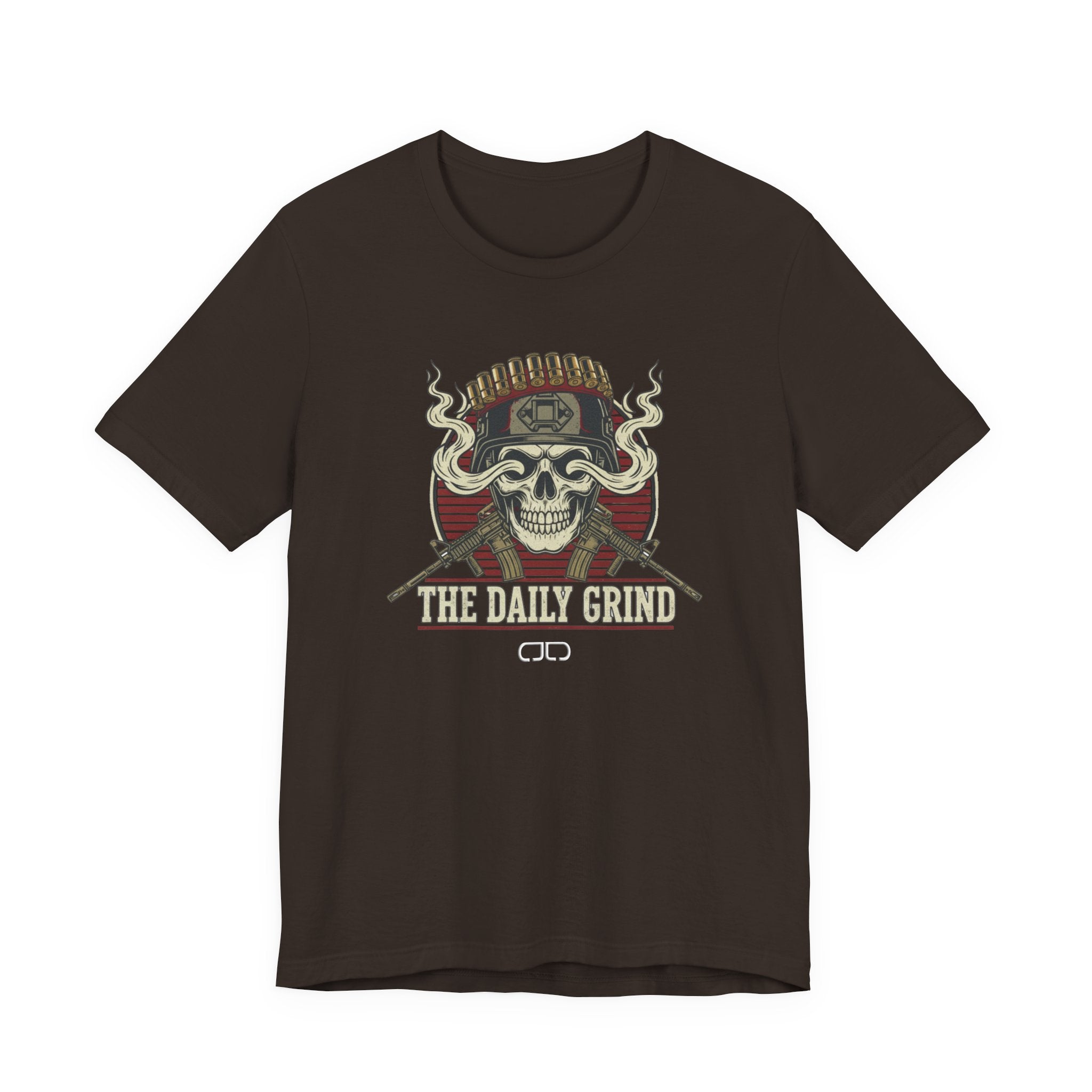 The Daily Grind Skull Tee — Vintage Rider Motorcycle T‑Shirt
