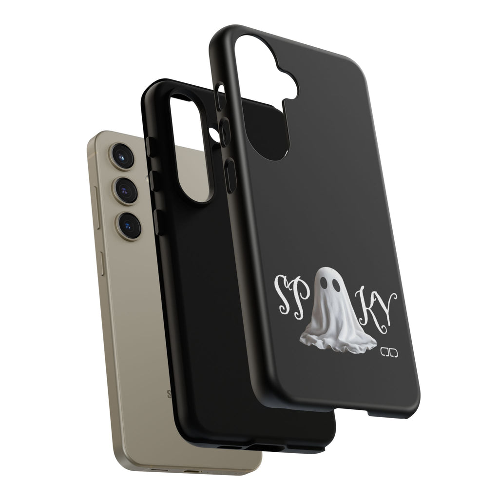 Spooky Ghost Phone Case, Halloween Accessories, Cute Phone Cover, Unique Gift for Ghost Lovers, Trendy Smartphone Decor