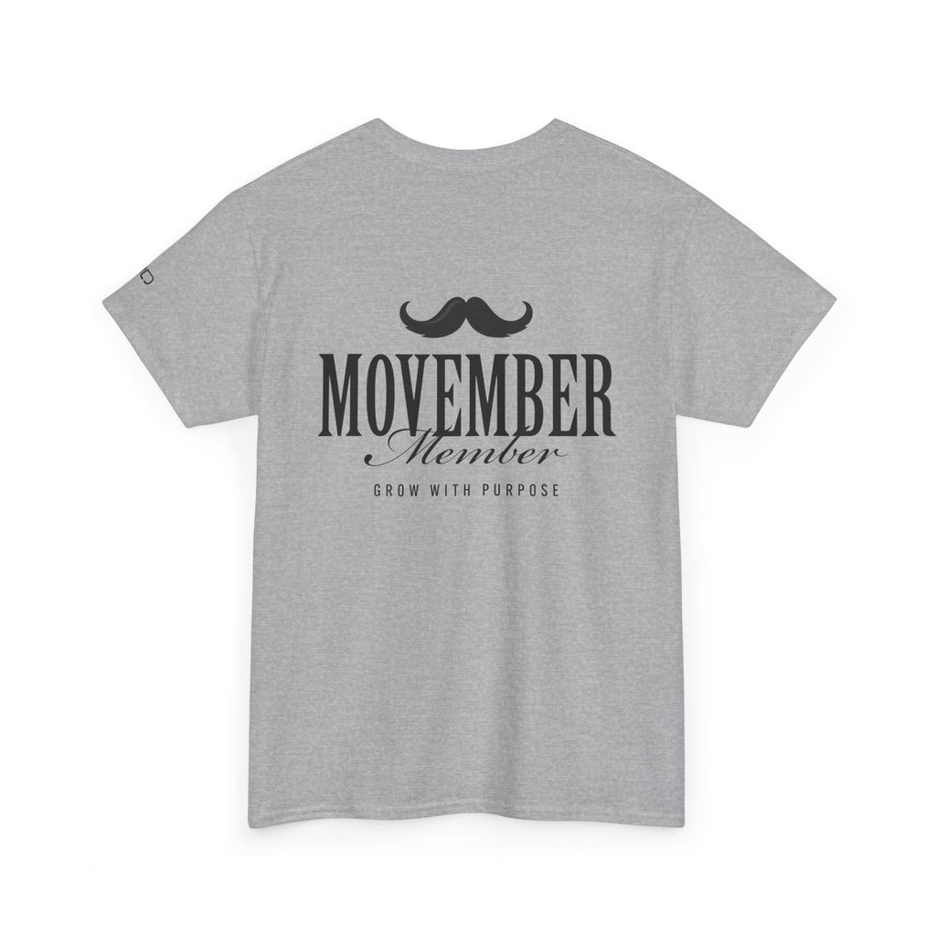 Movember Member  | Comfortable Cotton Shirt, Gifts, Fundraisers, Casual Wear, Everyday Style