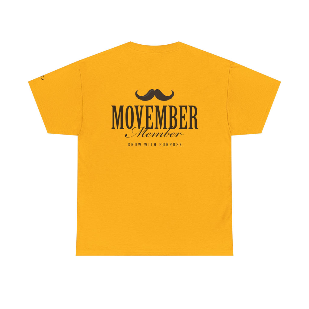 Movember Member  | Comfortable Cotton Shirt, Gifts, Fundraisers, Casual Wear, Everyday Style