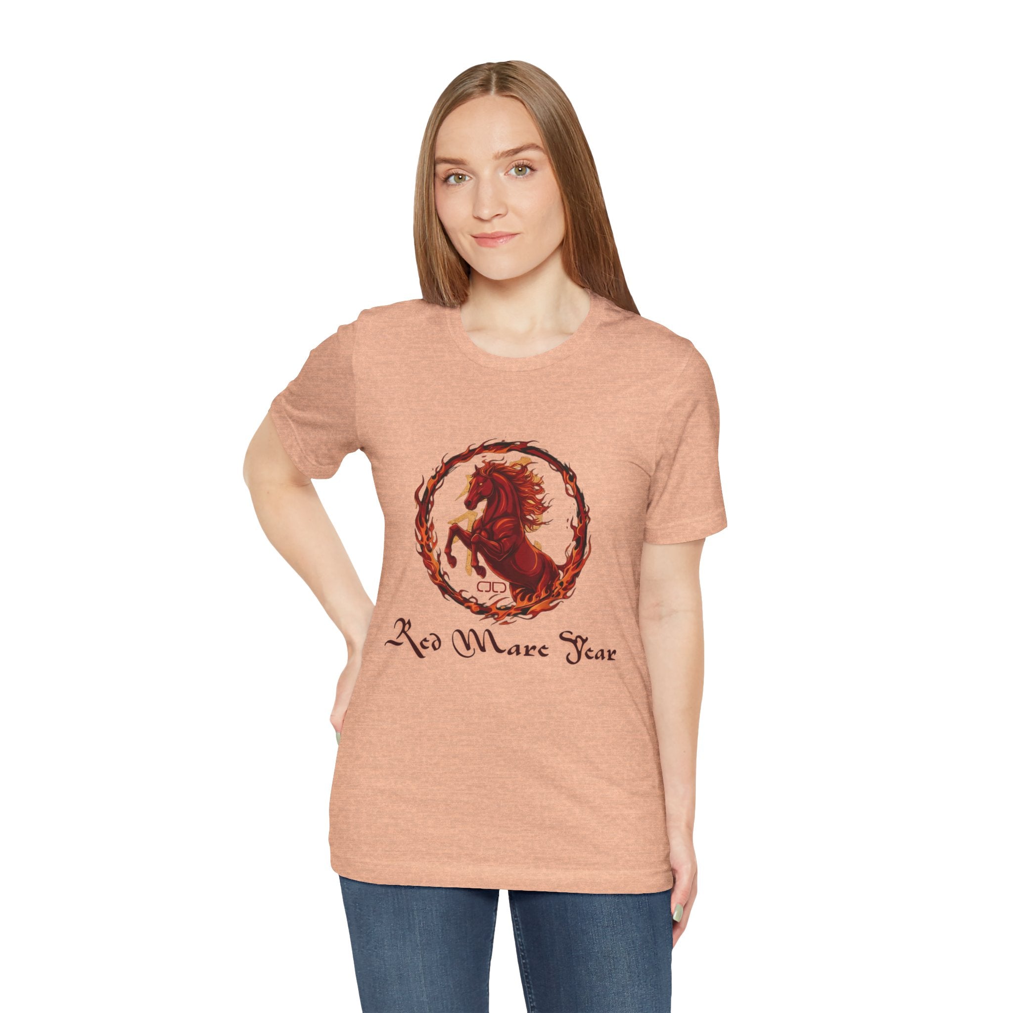 Red Mare Year Tee — Year of the Horse Graphic T‑Shirt
