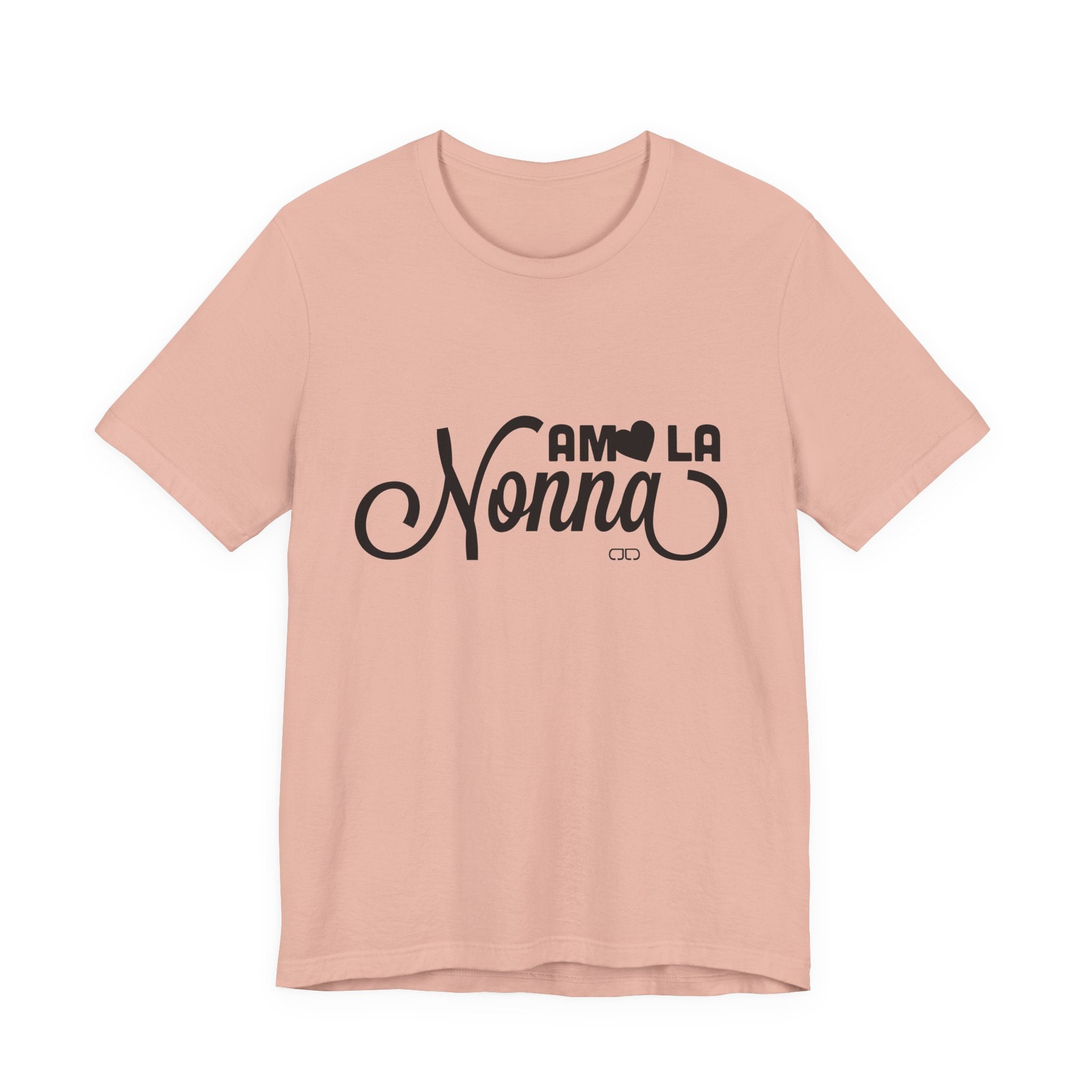 Amo La Nonna Tee | Unisex Jersey Short Sleeve Shirt, Love for Grandma, Gift for Mother's Day, Cute Family Tee, Comfortable Casual Wear