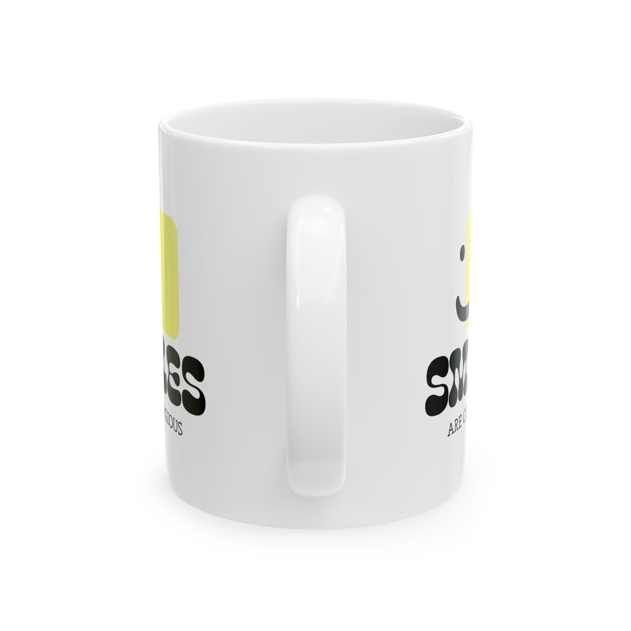 Smiles Are Contagious Mug for Tea and Coffee Lovers, Gift for Friends, Fun Kitchen Decor, Perfect for Birthdays, [...]