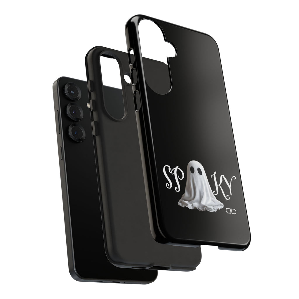 Spooky Ghost Phone Case, Halloween Accessories, Cute Phone Cover, Unique Gift for Ghost Lovers, Trendy Smartphone Decor
