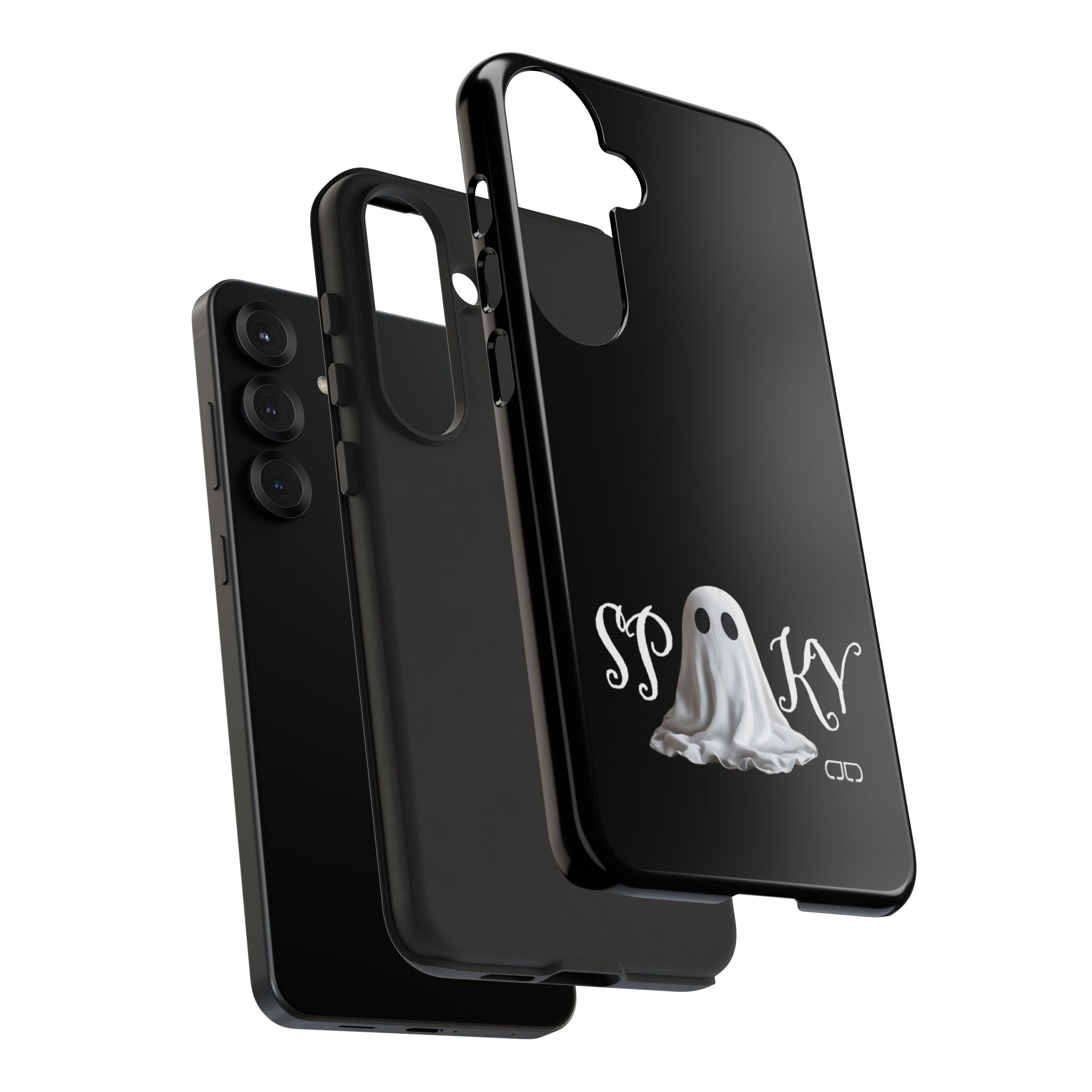 Spooky Ghost Phone Case, Halloween Accessories, Cute Phone Cover, Unique Gift for Ghost Lovers, Trendy Smartphone Decor