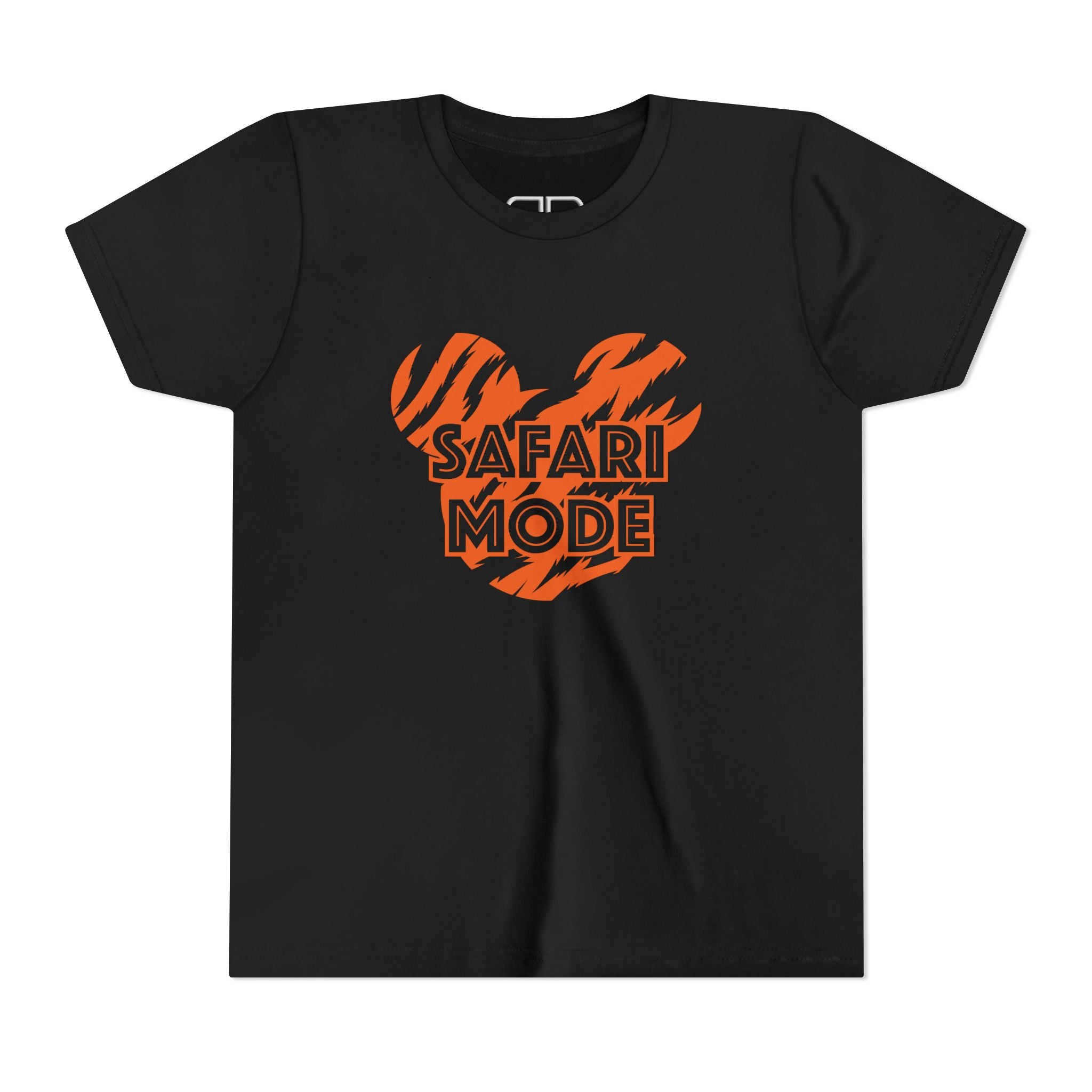 Safari Mode Tiger Youth Tee, Kids Graphic Tee, Jungle Adventure Shirt, Fun Gift for Boys and Girls, Safari Party Outfit