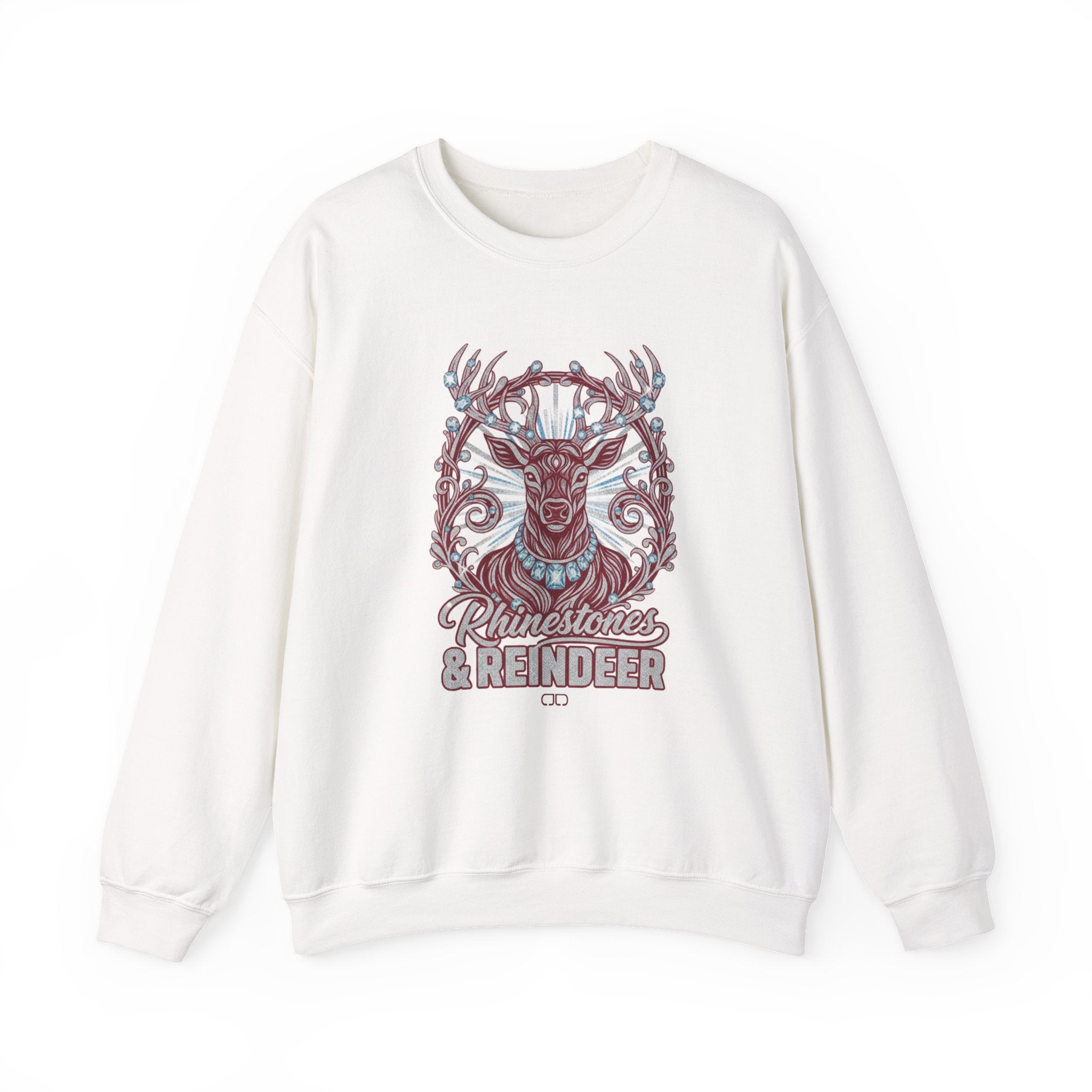 Rhinestones & Reindeer Crewneck Sweatshirt