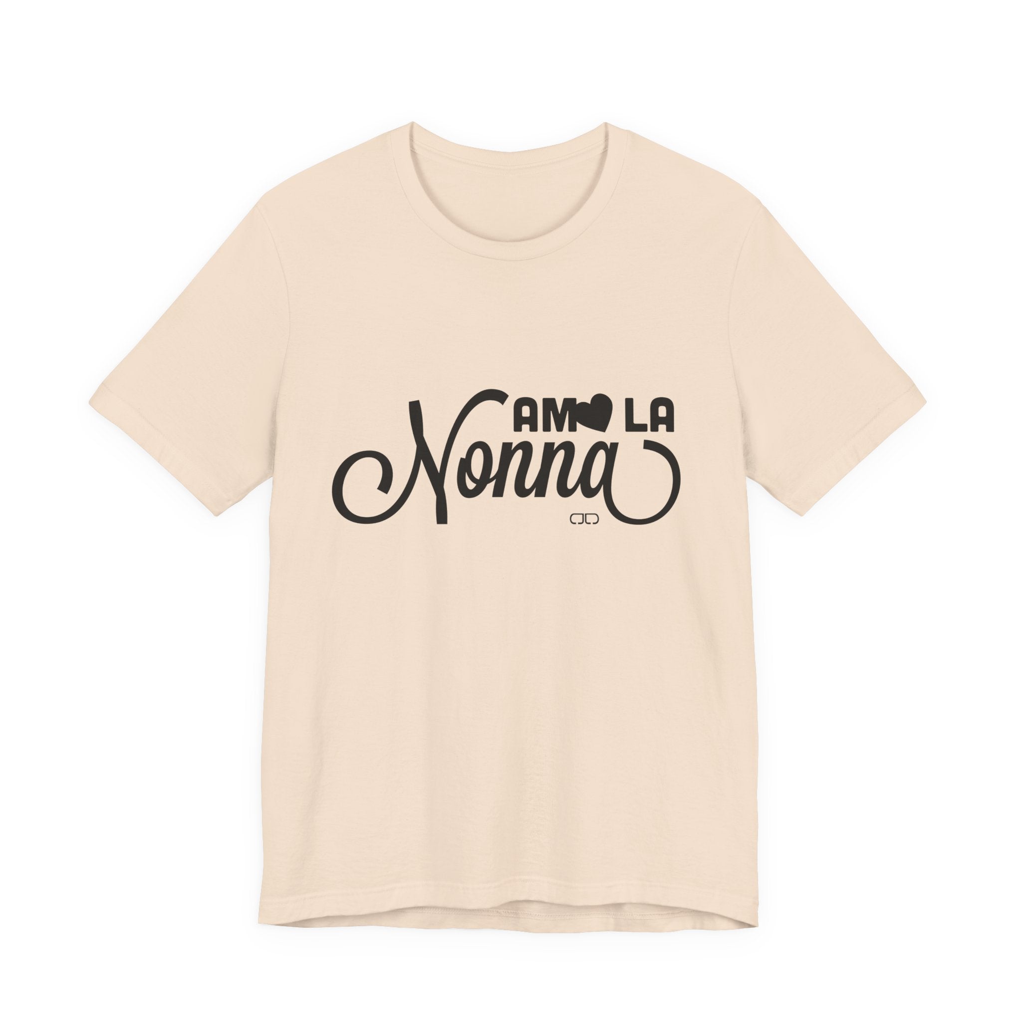 Amo La Nonna Tee | Unisex Jersey Short Sleeve Shirt, Love for Grandma, Gift for Mother's Day, Cute Family Tee, Comfortable Casual Wear