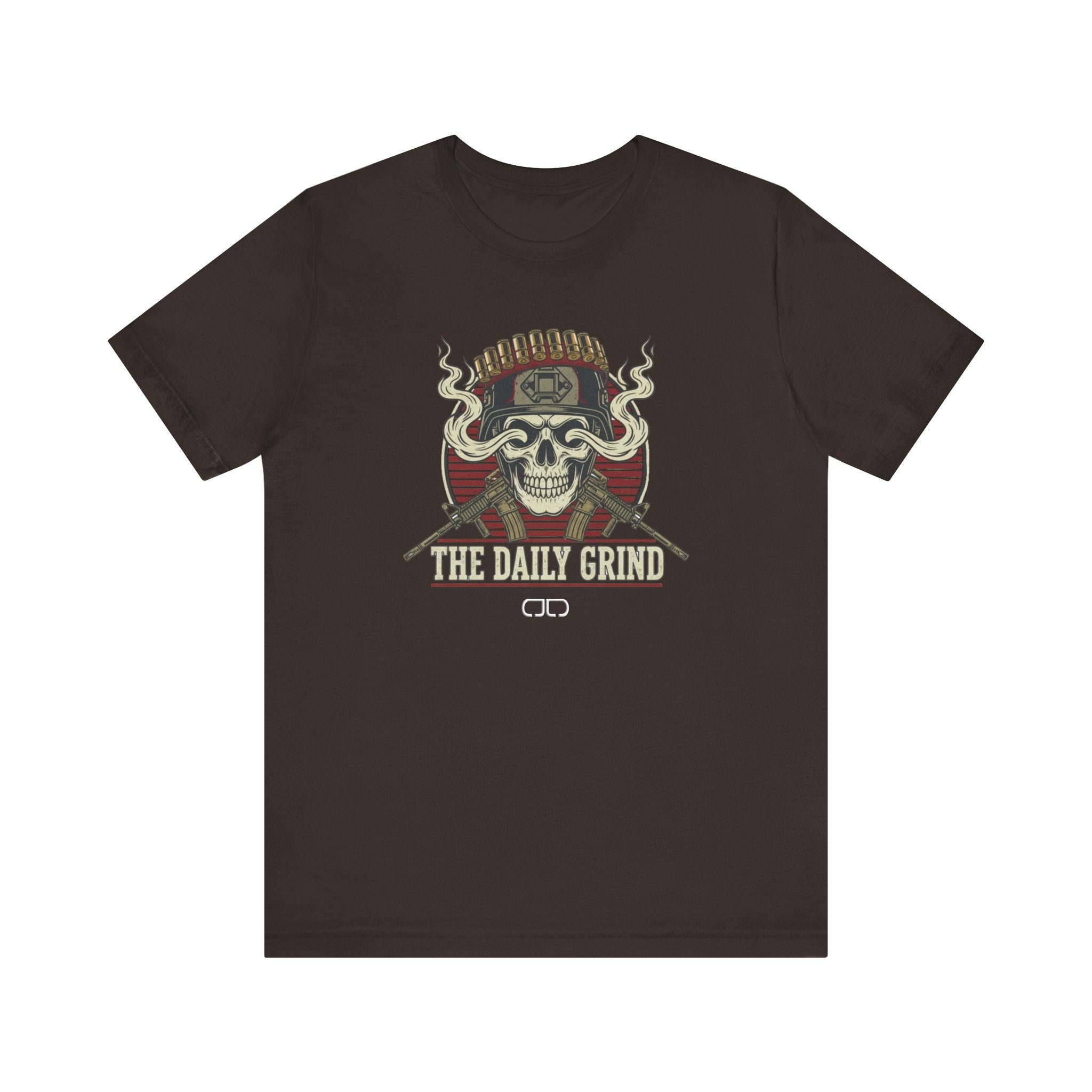 The Daily Grind Skull Tee — Vintage Rider Motorcycle T‑Shirt