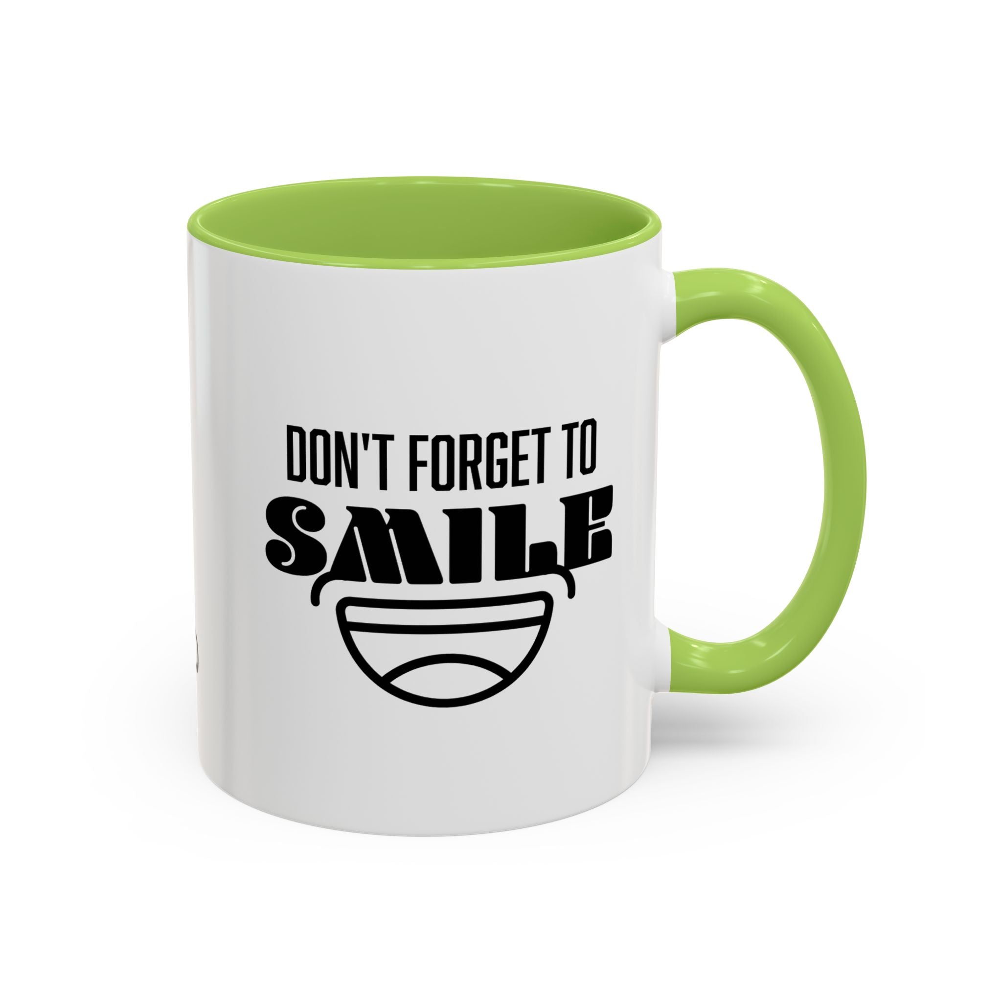 Don't Forget To Smile Mug, Motivational Drinkware, Home Office Decor, Gift for Friends, Cheer Up Gifts, Don't Forget to Smile