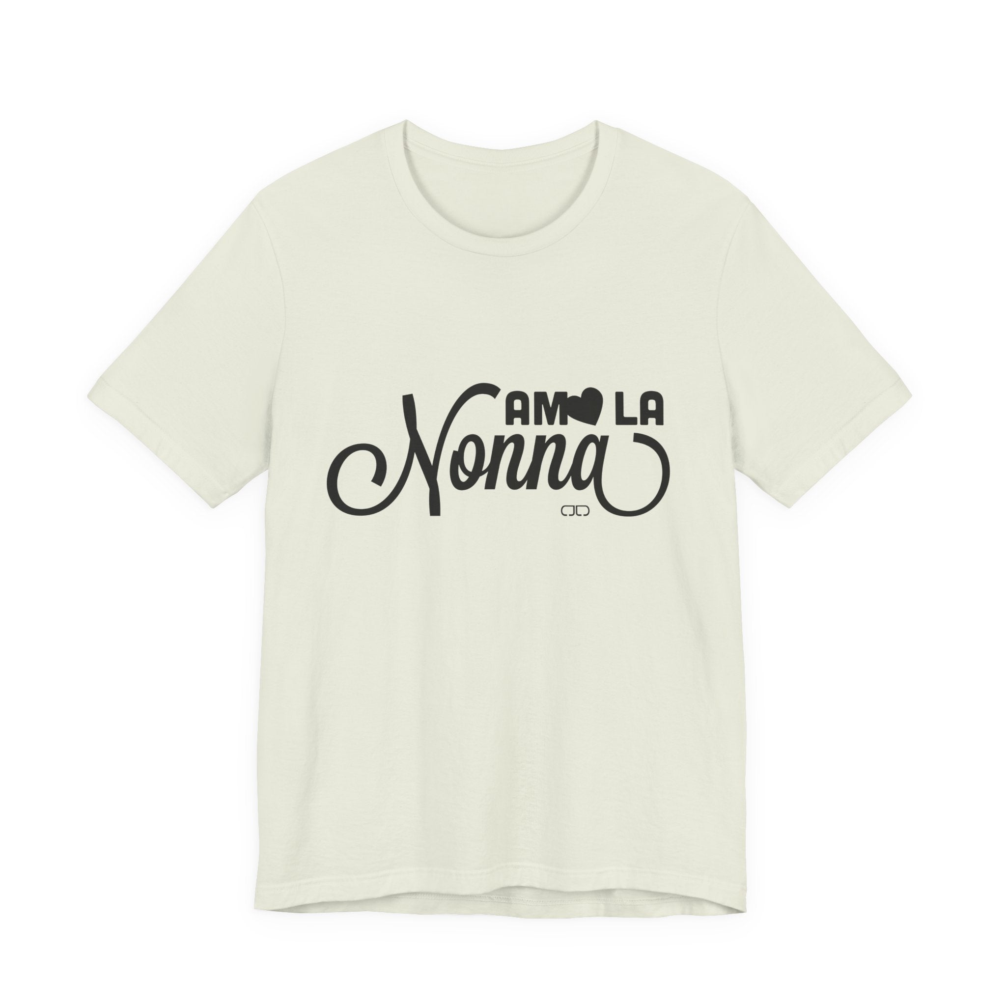 Amo La Nonna Tee | Unisex Jersey Short Sleeve Shirt, Love for Grandma, Gift for Mother's Day, Cute Family Tee, Comfortable Casual Wear