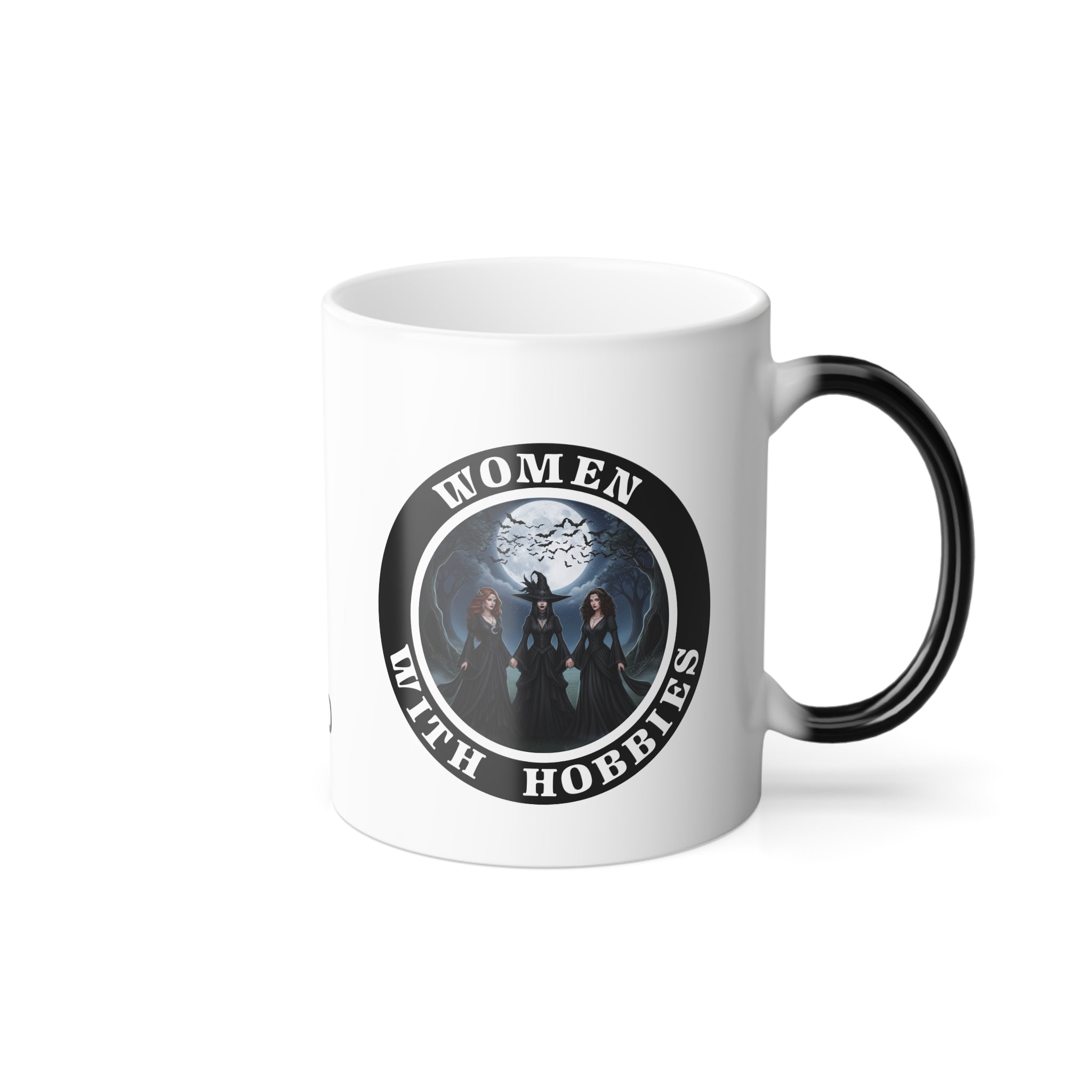 Women With Hobbies Color Changing Mug, Heat Sensitive Mug, Coffee Mug Gift, Unique Ceramic Mug, Fun Mug for Home or Office