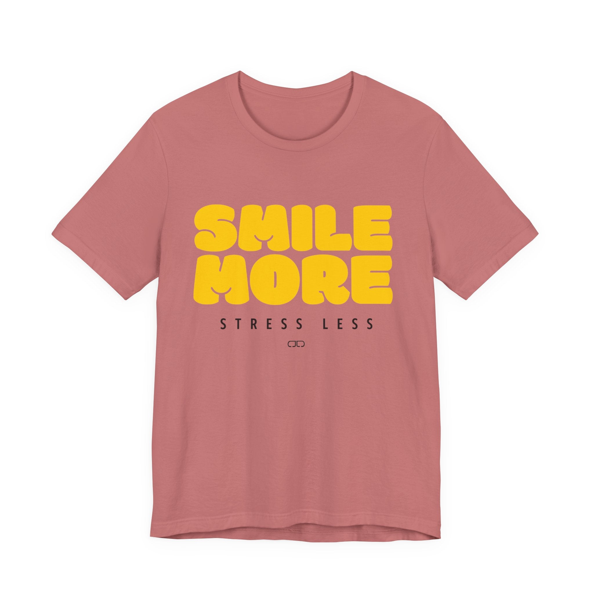 Smile More Tee - Unisex Jersey Short Sleeve T-Shirt, Relaxed Fit, Positive Vibe Tee, Casual Wear, Gift for Friends