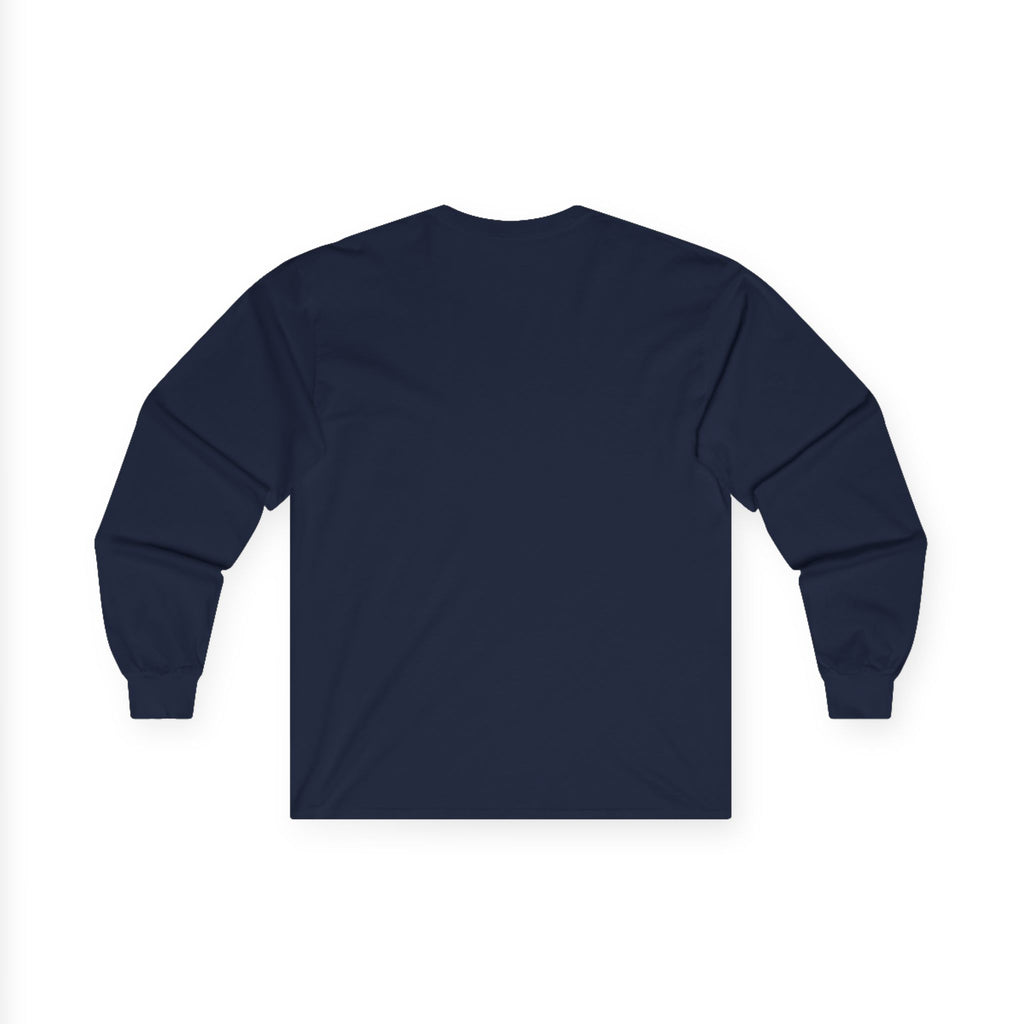The Daily Grind Skull Long Sleeve Tee - Vintage Coffee & Motorcycle Vibe