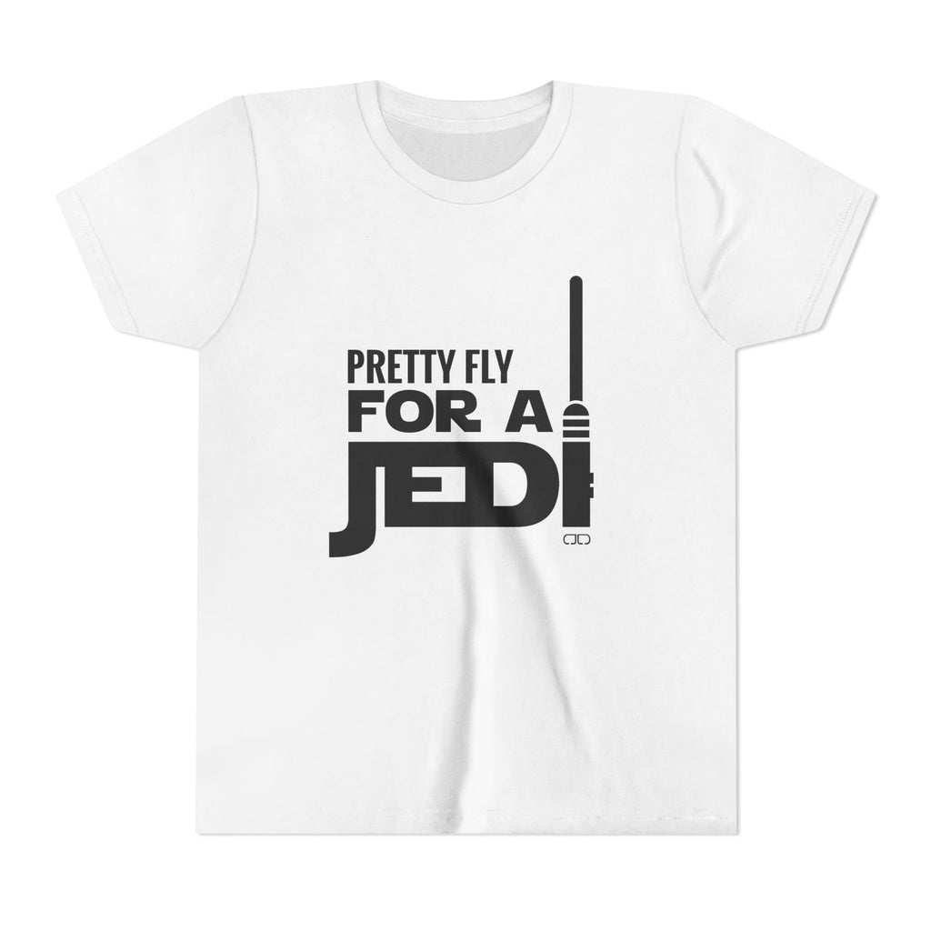 Pretty Fly for a Jedi Youth Tee, Cool Kids T-Shirt, Star Wars Fan Apparel, Gift for Young Jedis, Fun Short Sleeve Shirt