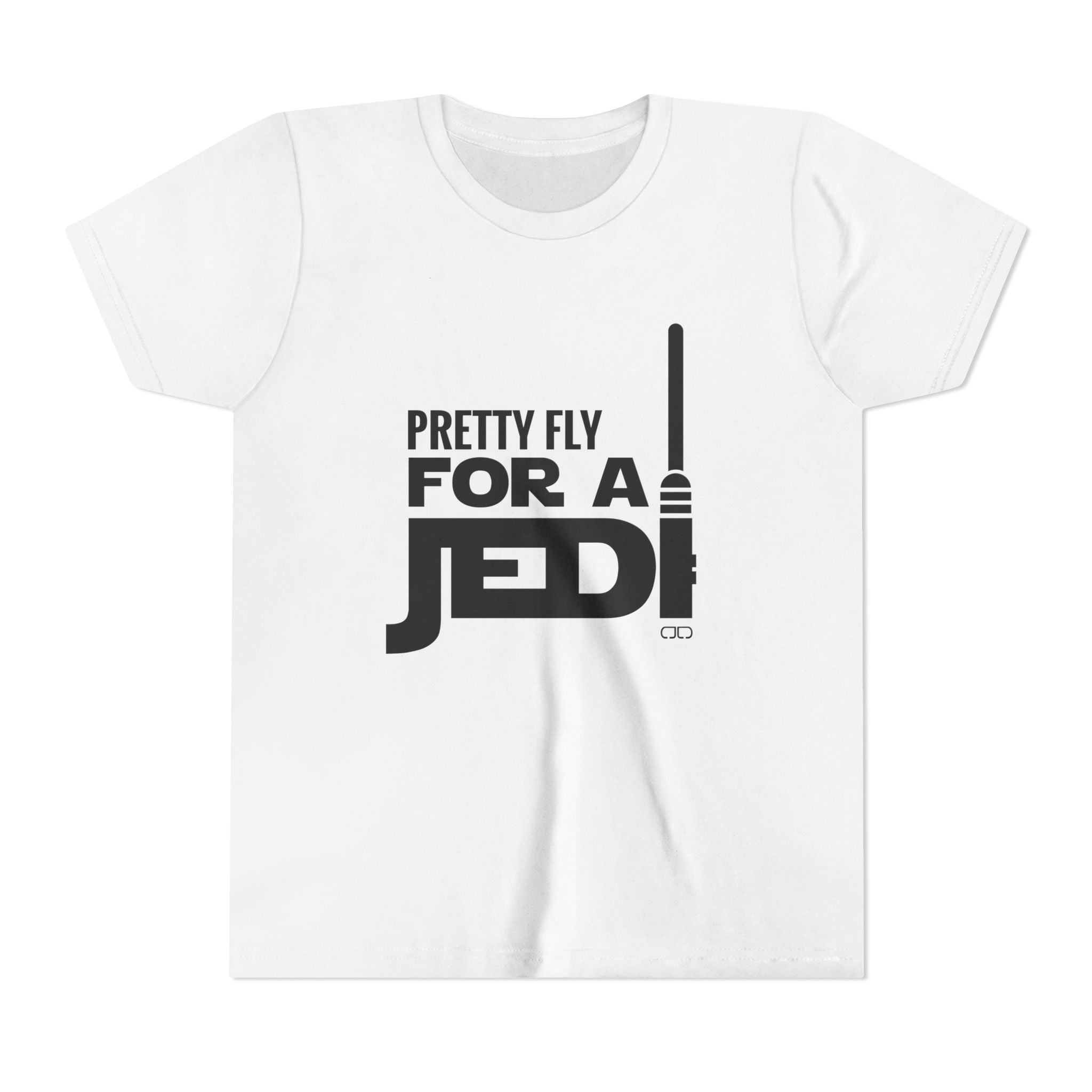 Pretty Fly for a Jedi Youth Tee, Cool Kids T-Shirt, Star Wars Fan Apparel, Gift for Young Jedis, Fun Short Sleeve Shirt