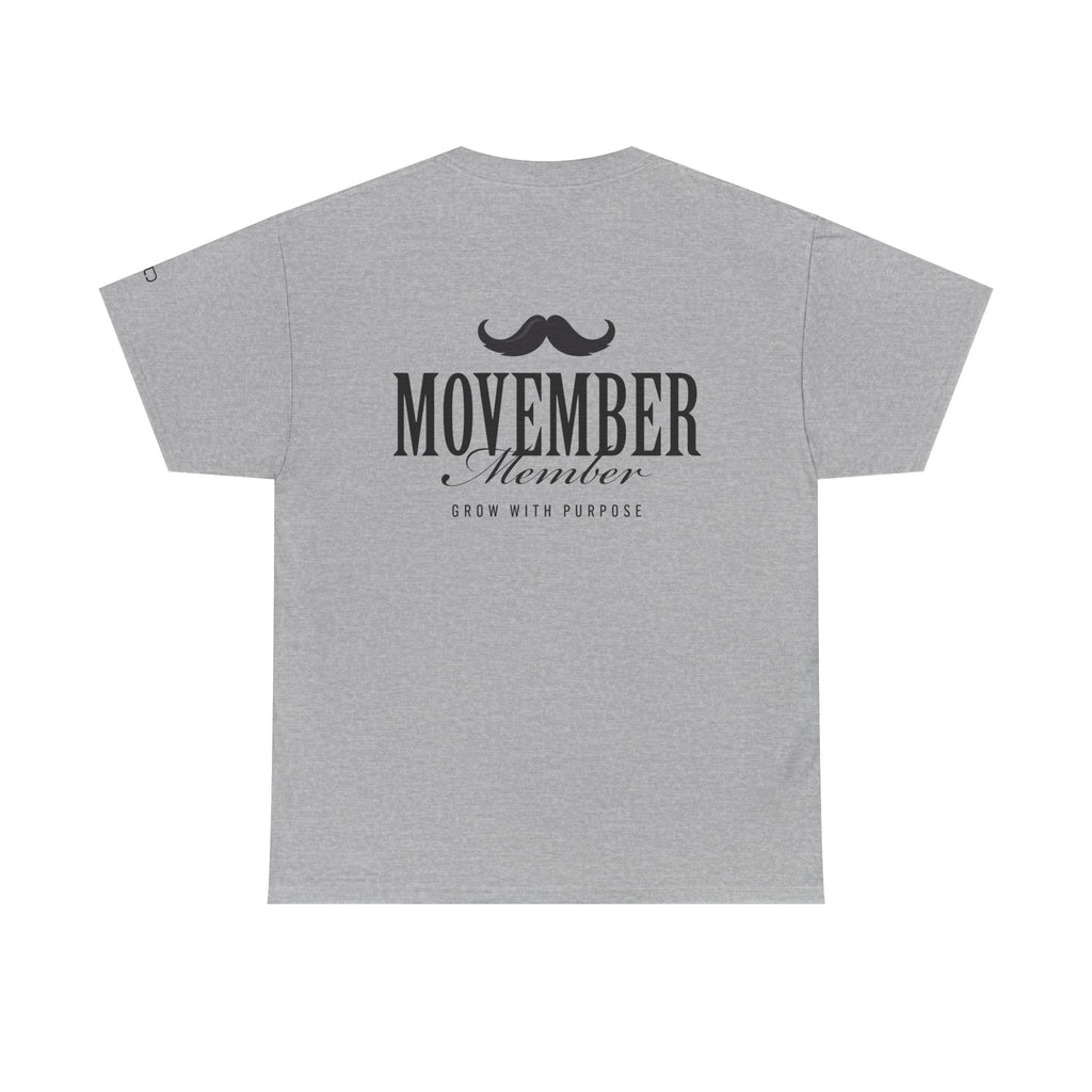 Movember Member  | Comfortable Cotton Shirt, Gifts, Fundraisers, Casual Wear, Everyday Style